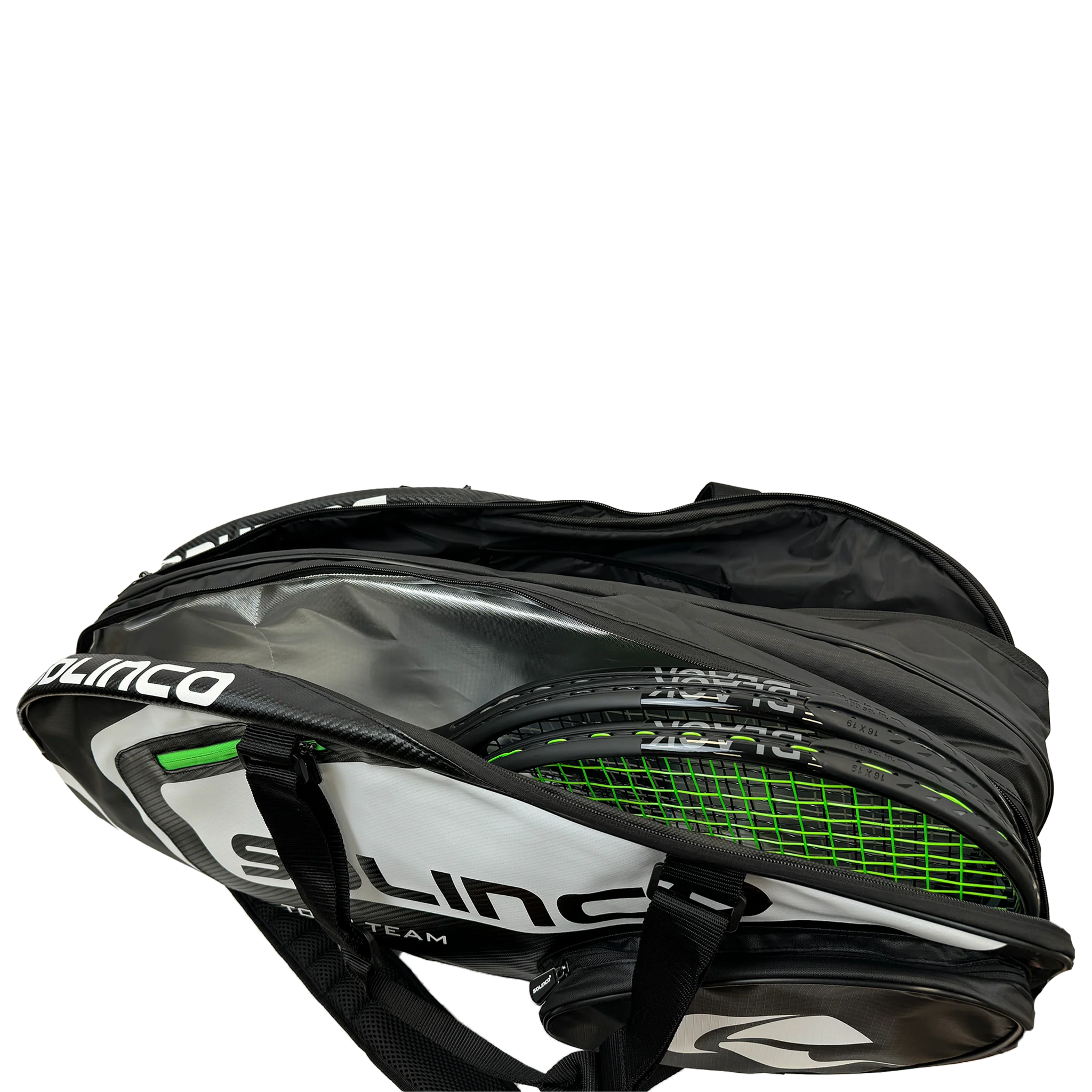 Solinco 6-Pack Tour Bag Green Lining - Image 5