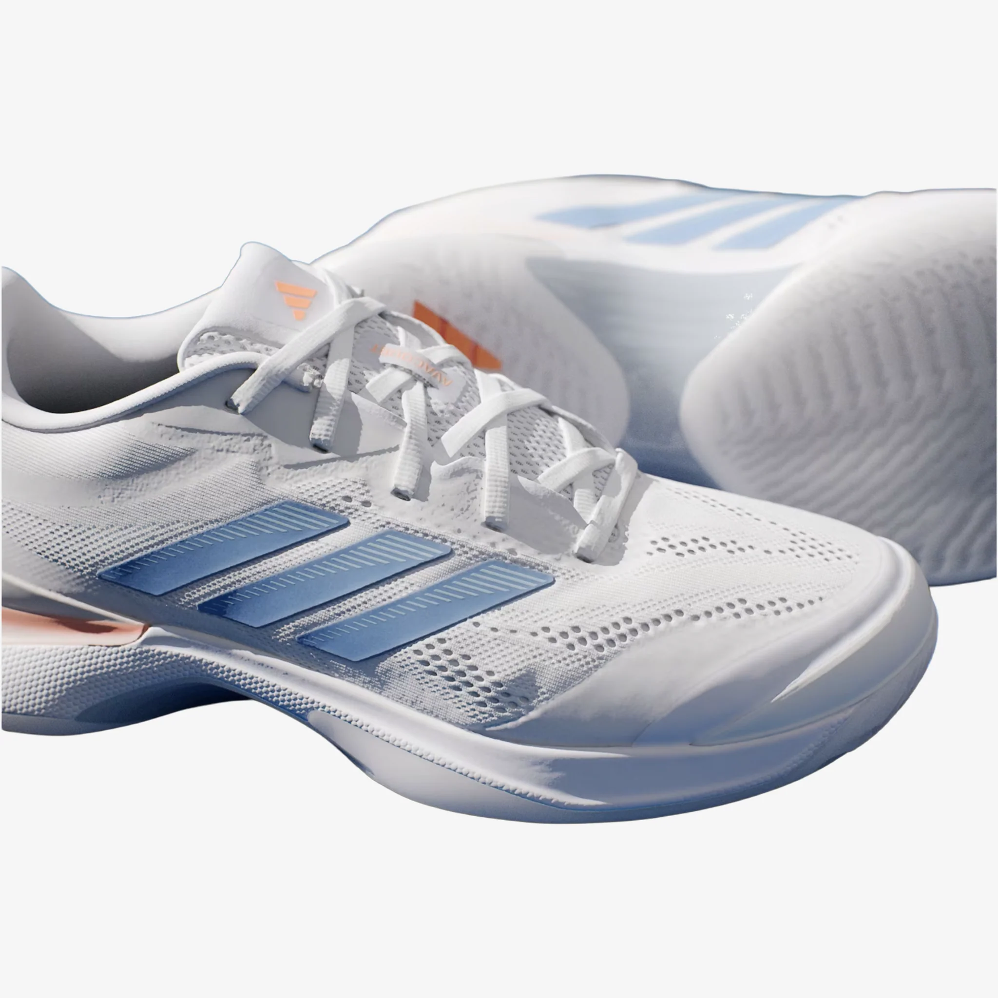Adidas Avacourt 3 Women's White/Blue/Orange - Image 2