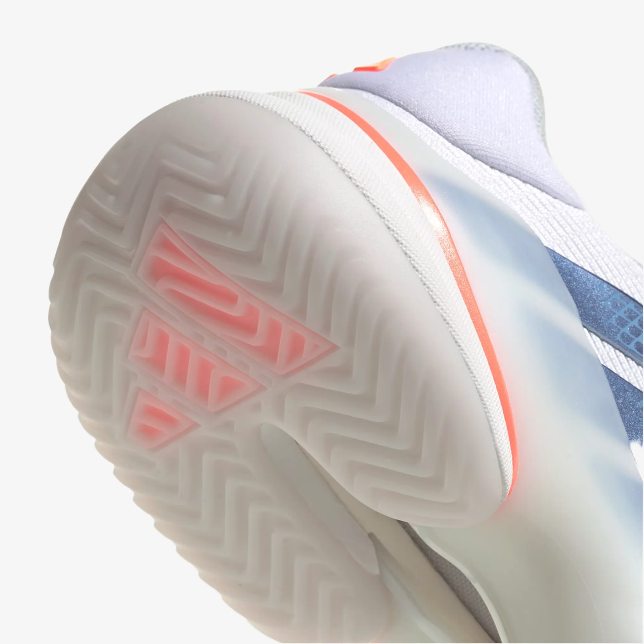 Adidas Barricade 14 Women's White/Orange - Image 7