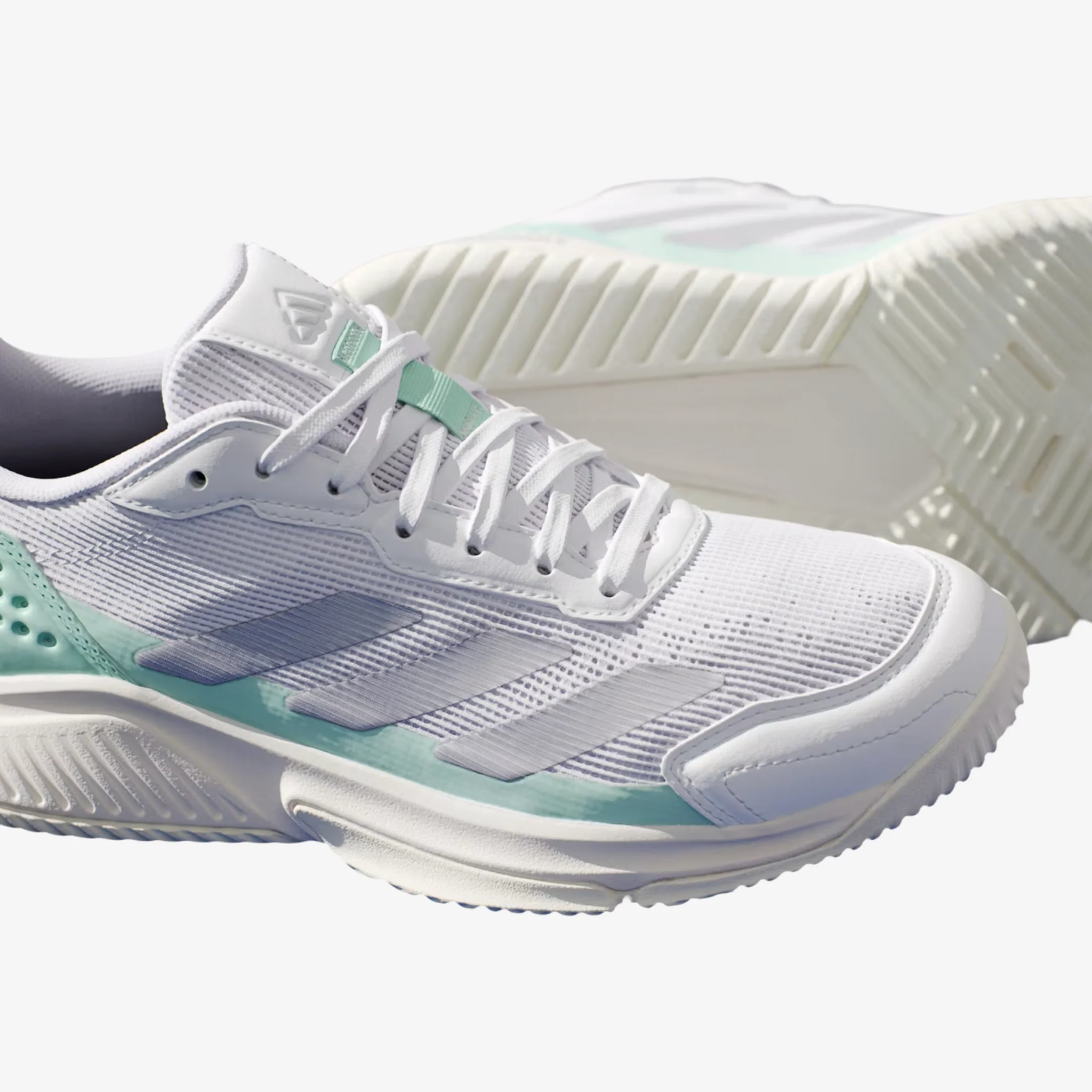 Adidas Courtquick Padel Women's White/Blue - Image 5