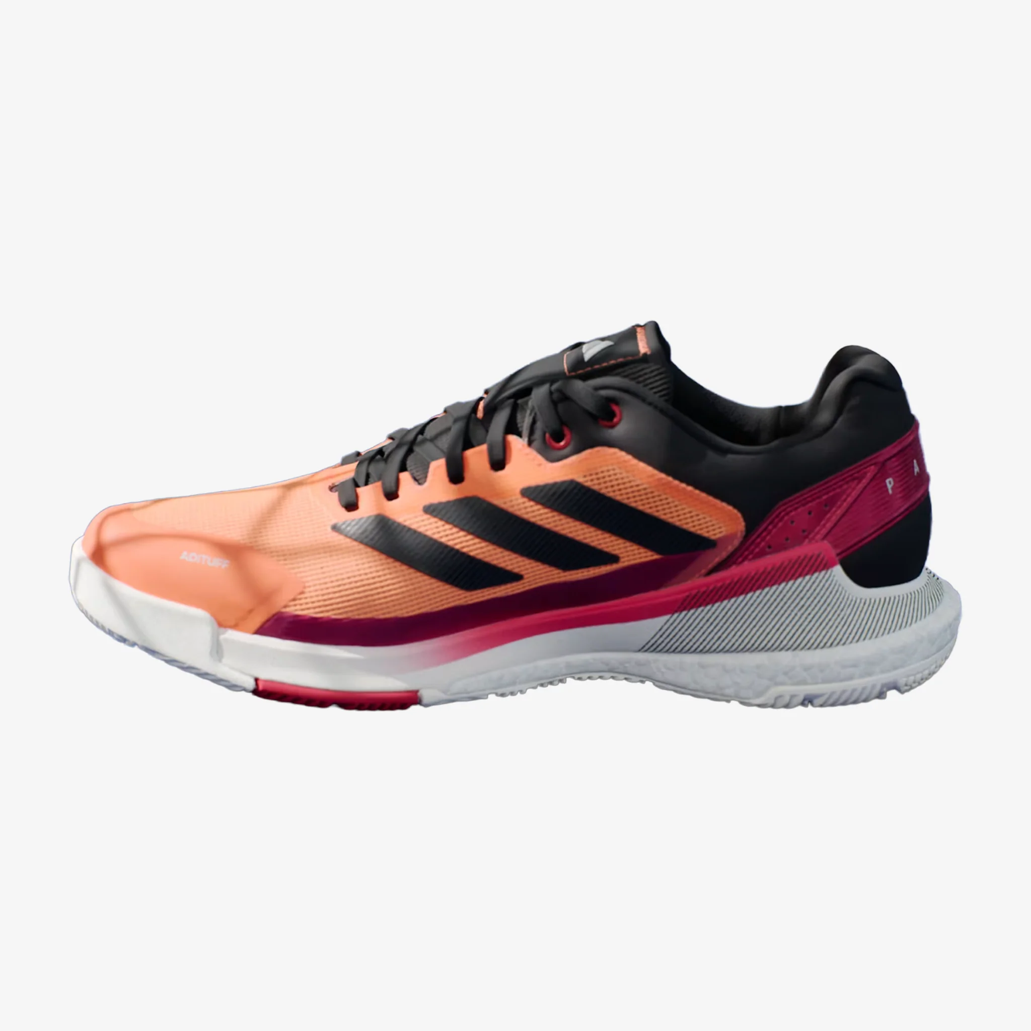 Adidas Crazyquick Boost Padel Men's Orange/Red/White - Image 3