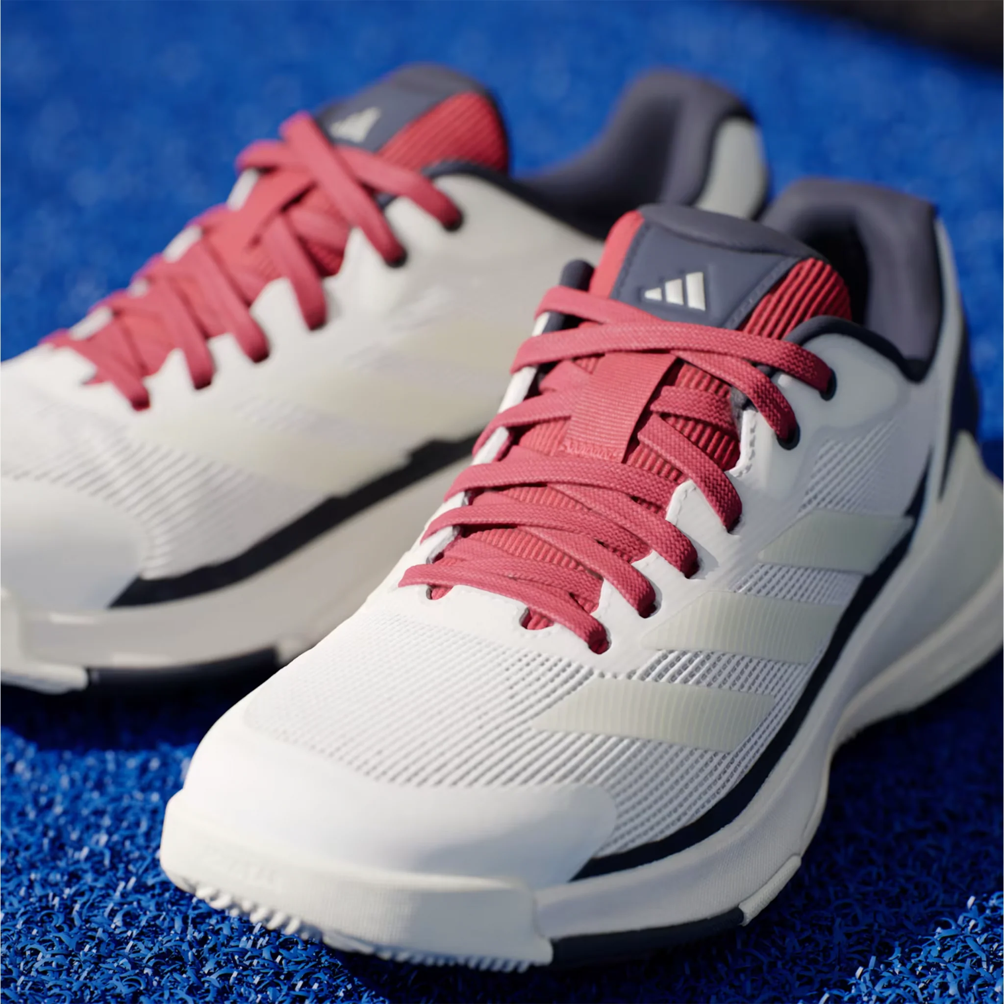 Adidas Crazyquick LS Padel Women's White/Red - Image 3