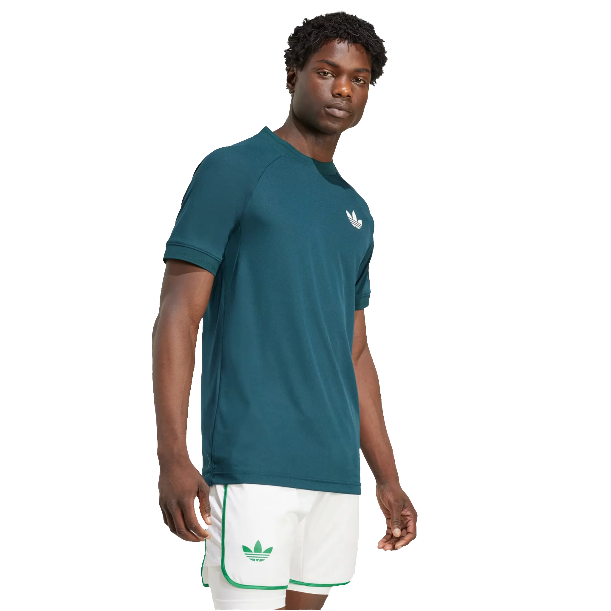 Adidas Tennis Pro Climacool+ Freelift  T-Shirt Men's Aurora Ivy - Image 2