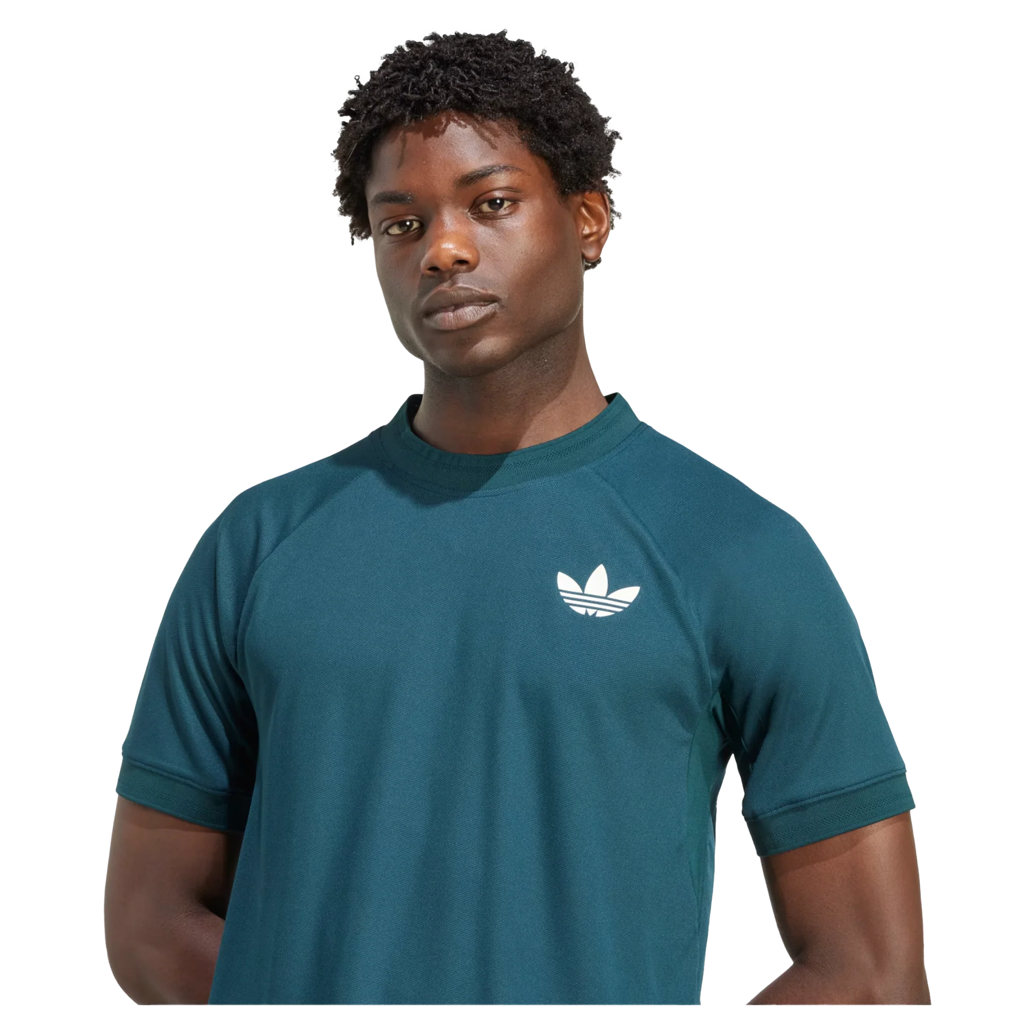 Adidas Tennis Pro Climacool+ Freelift  T-Shirt Men's Aurora Ivy - Image 4