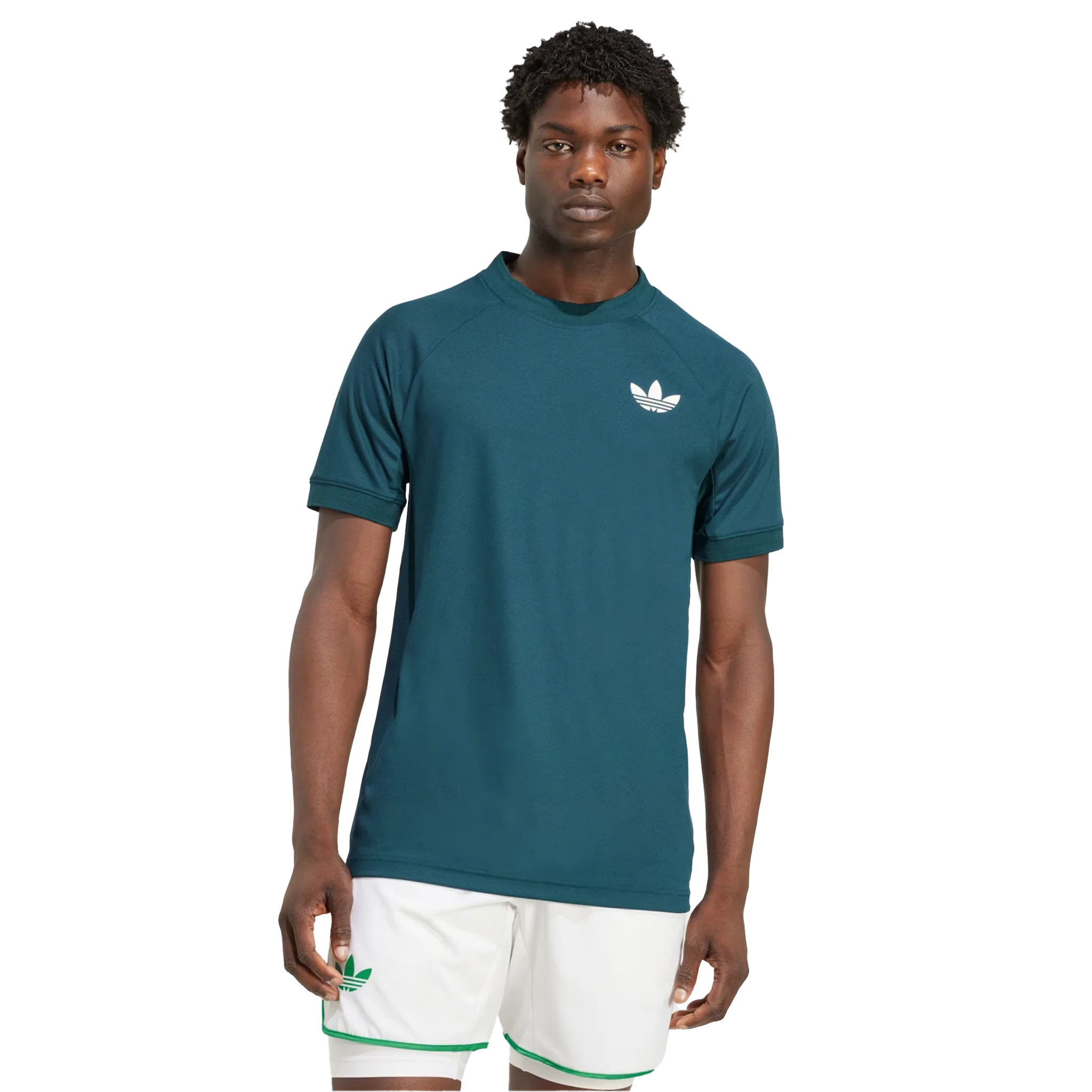 Adidas Tennis Pro Climacool+ Freelift  T-Shirt Men's Aurora Ivy - Image 5