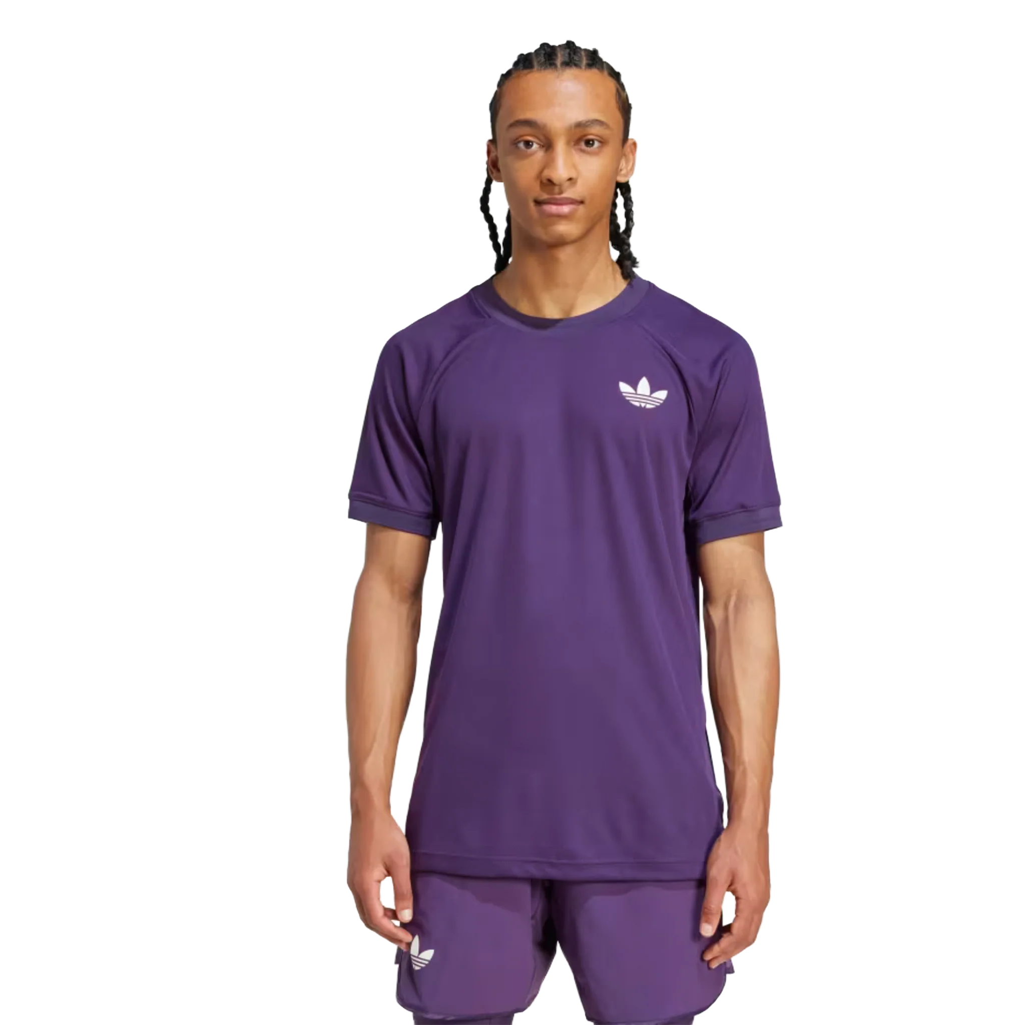 Adidas Tennis Pro Climacool Freelift Tee Men's Aurora Purple - Image 2