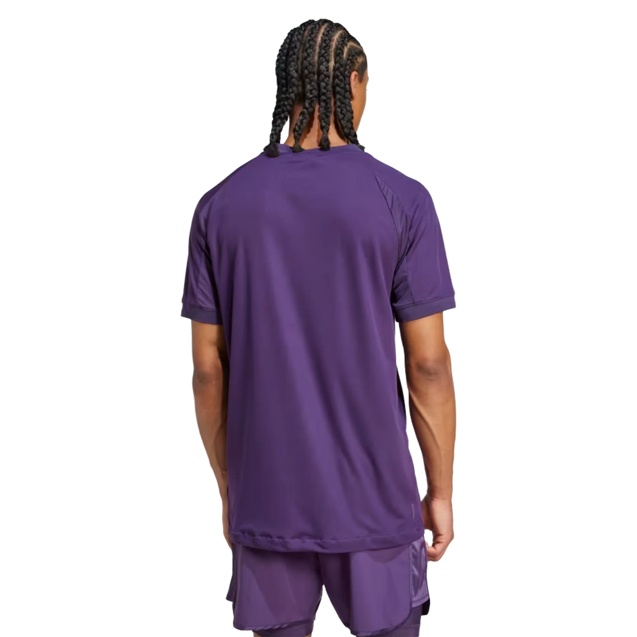 Adidas Tennis Pro Climacool Freelift Tee Men's Aurora Purple - Image 3