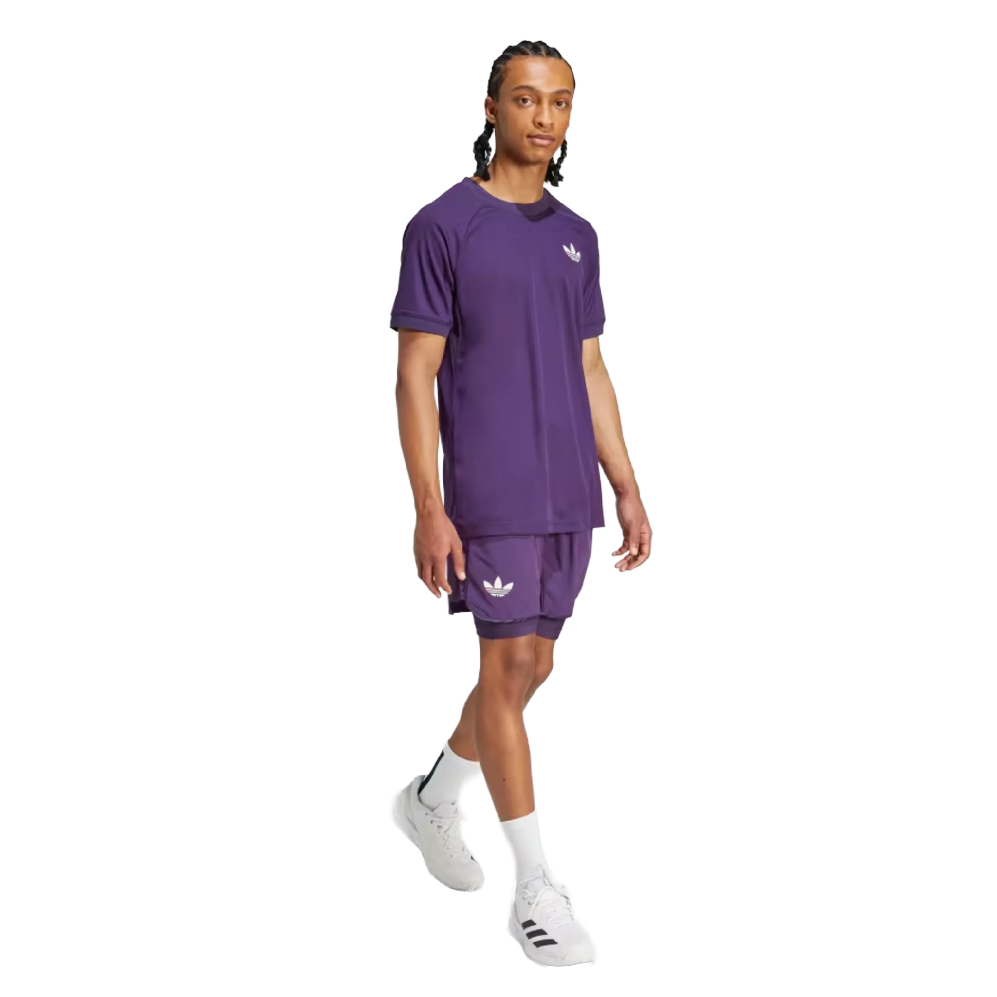 Adidas Tennis Pro Climacool Freelift Tee Men's Aurora Purple - Image 4