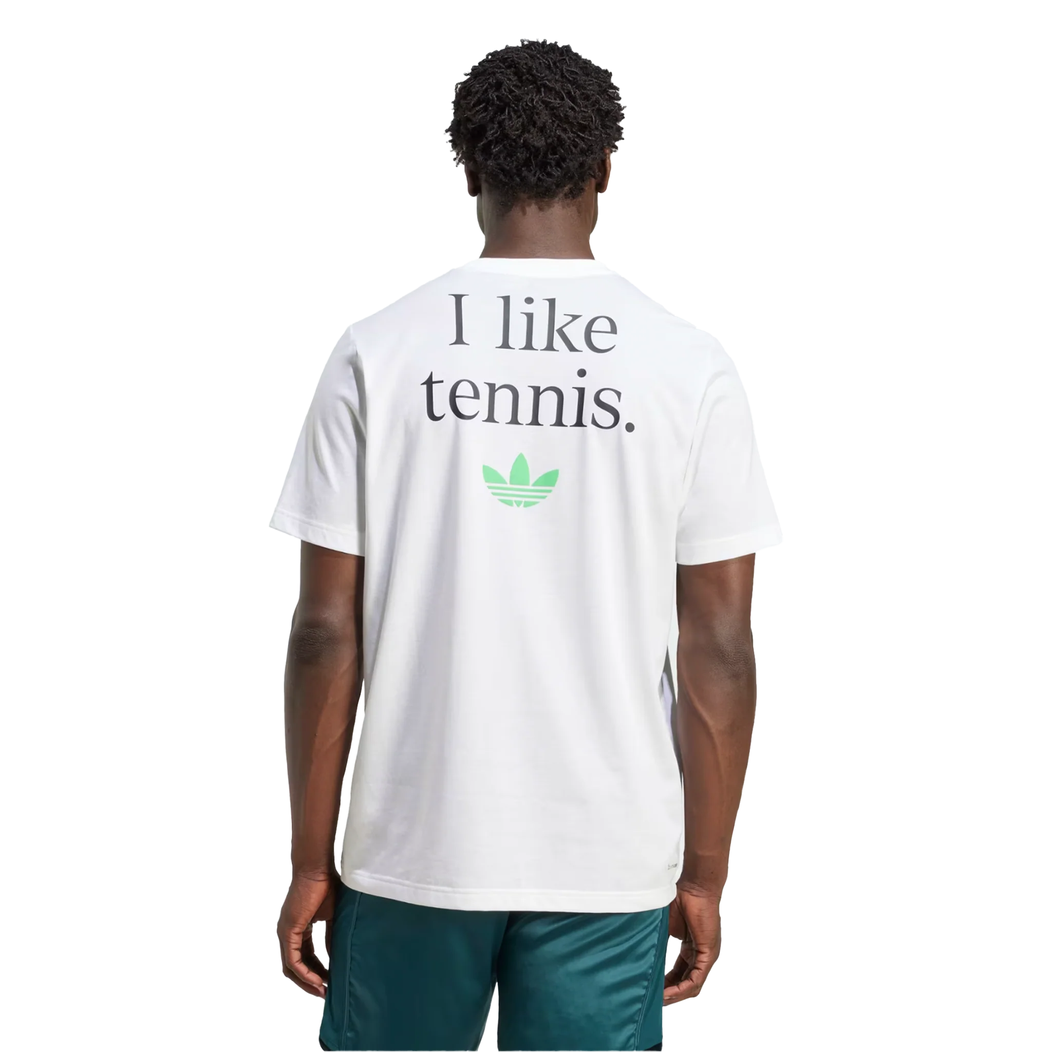 Adidas Tennis Graphic Tee Men's White - Image 2