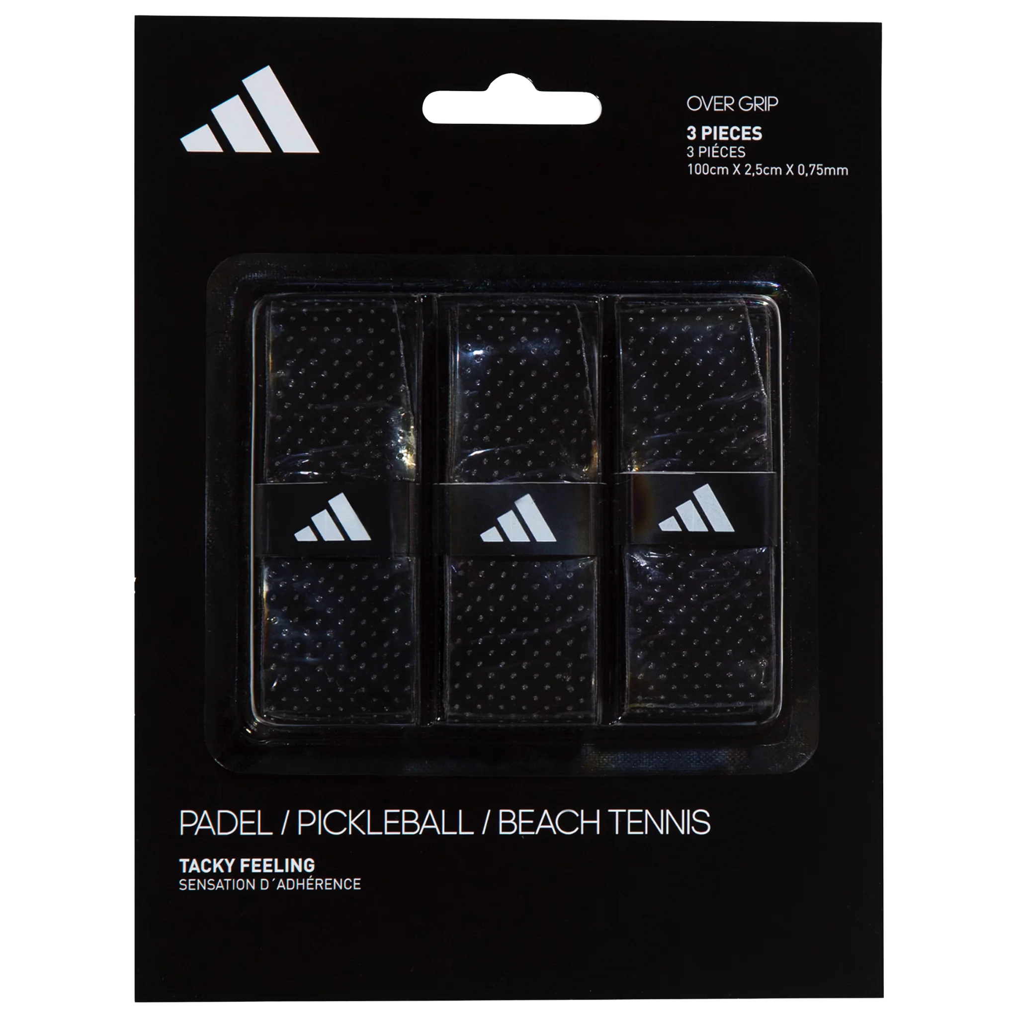 Adidas Padel Overgrips (3 Pack) Black