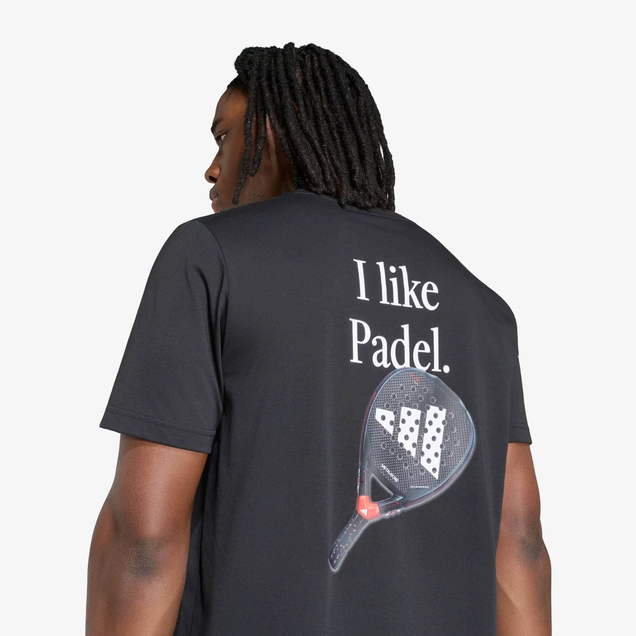 Adidas Padel Graphic T-Shirt Men's Black - Image 5
