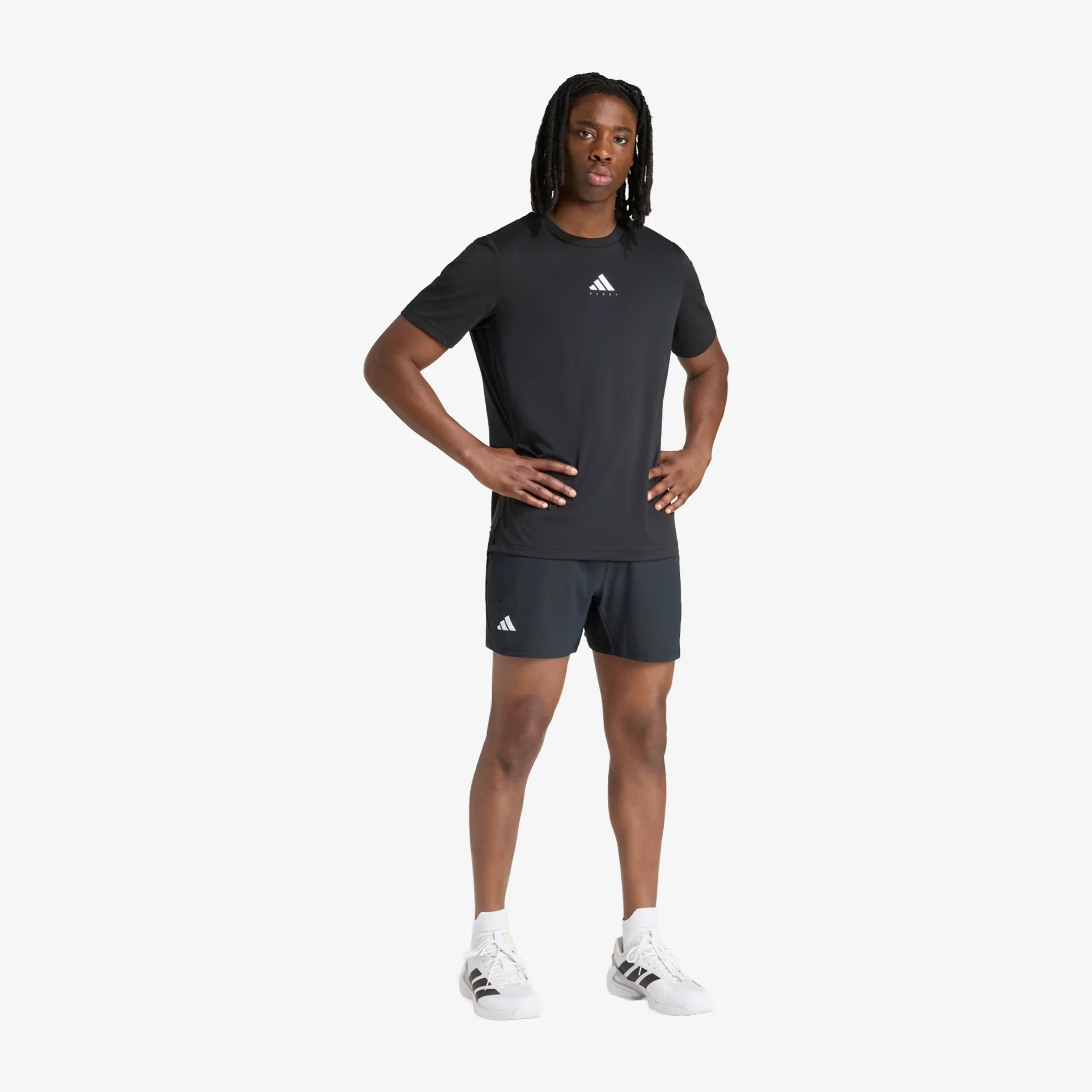 Adidas Padel Graphic T-Shirt Men's Black - Image 6