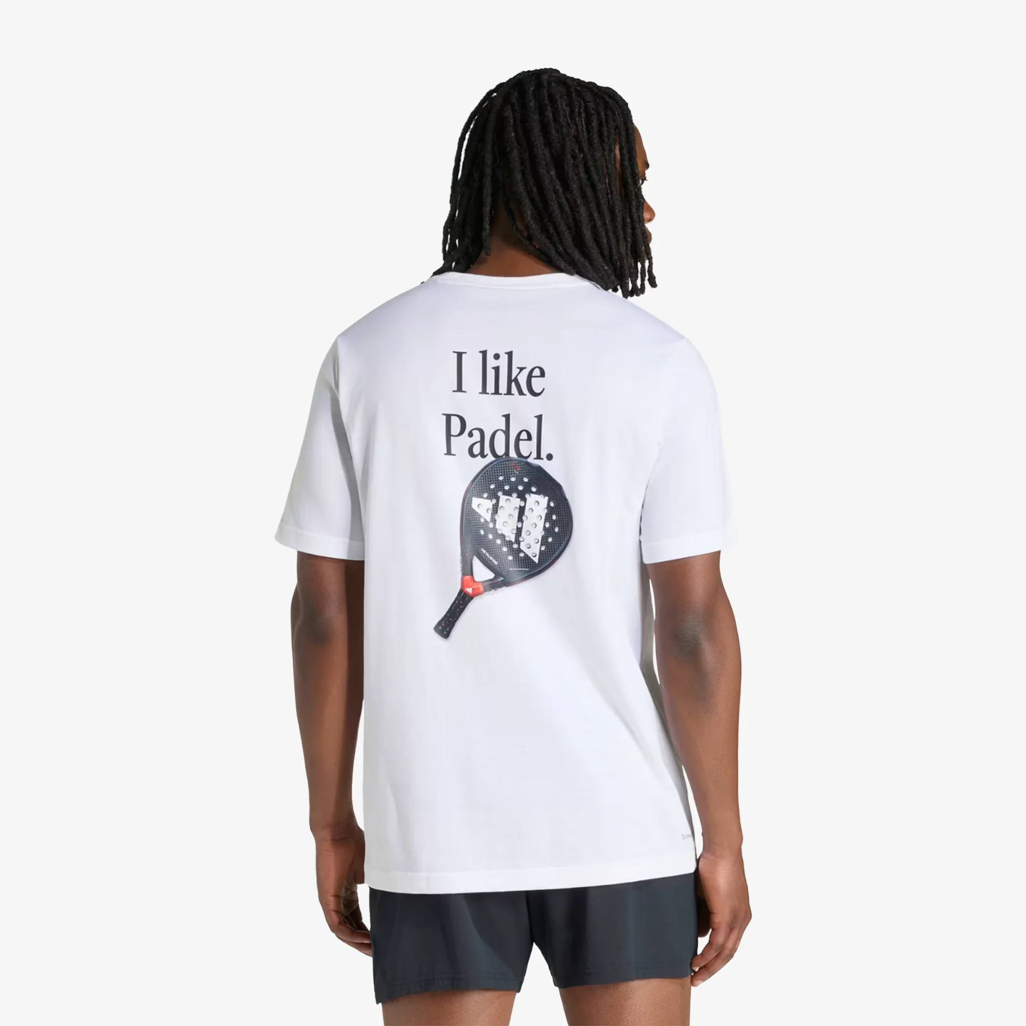 Adidas Padel Graphic T-Shirt Men's White - Image 5