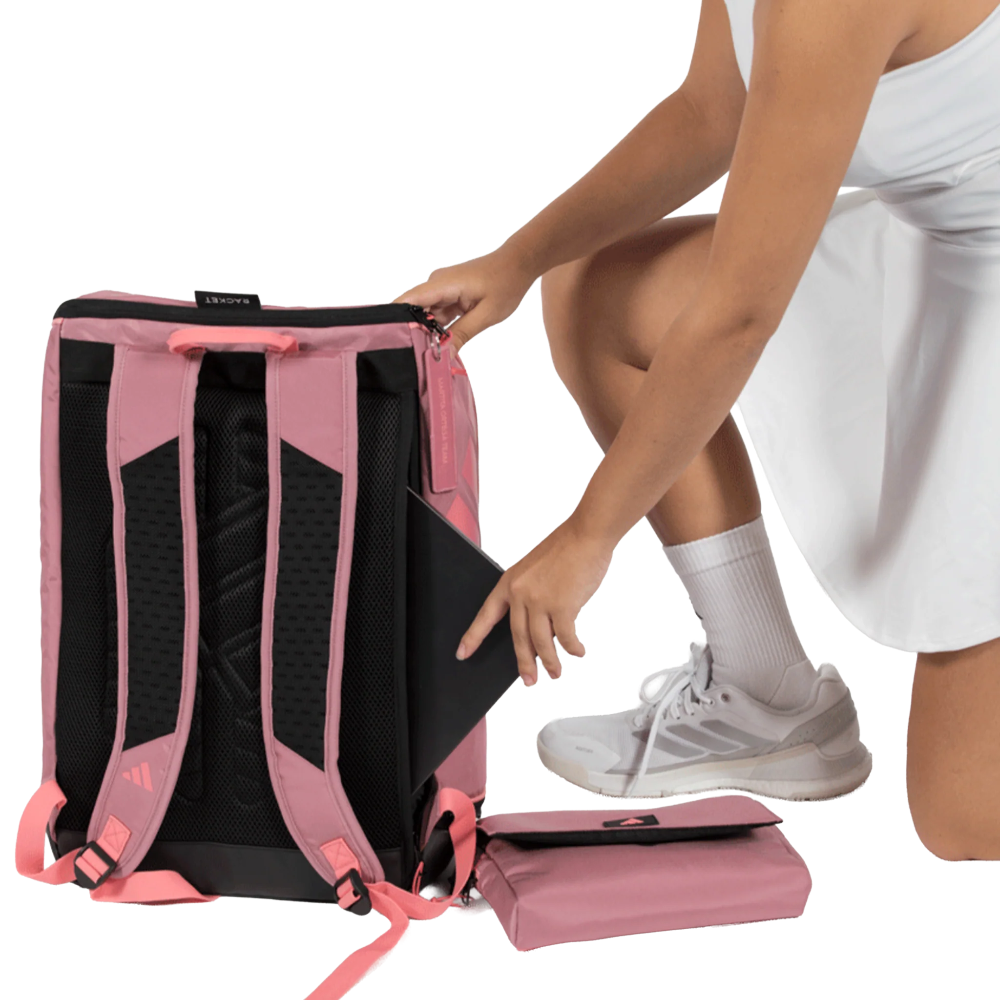 Adidas Pro Tour Backpack Pink (2026) - Image 5