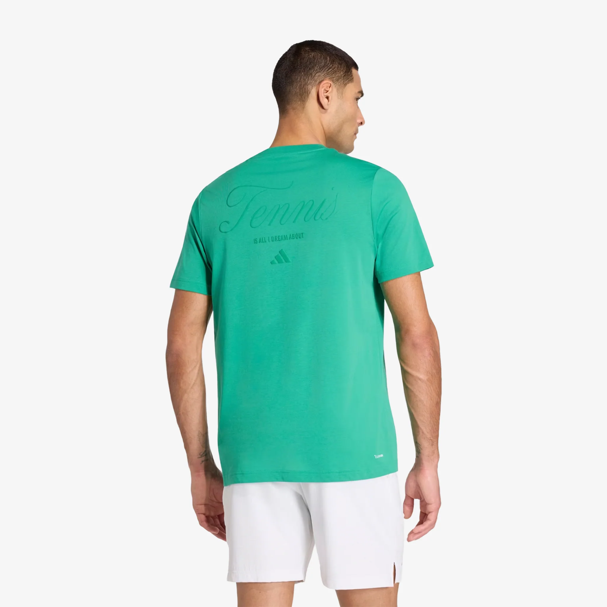 Adidas Tennis Graphic T-Shirt Men's Court Green - Image 3