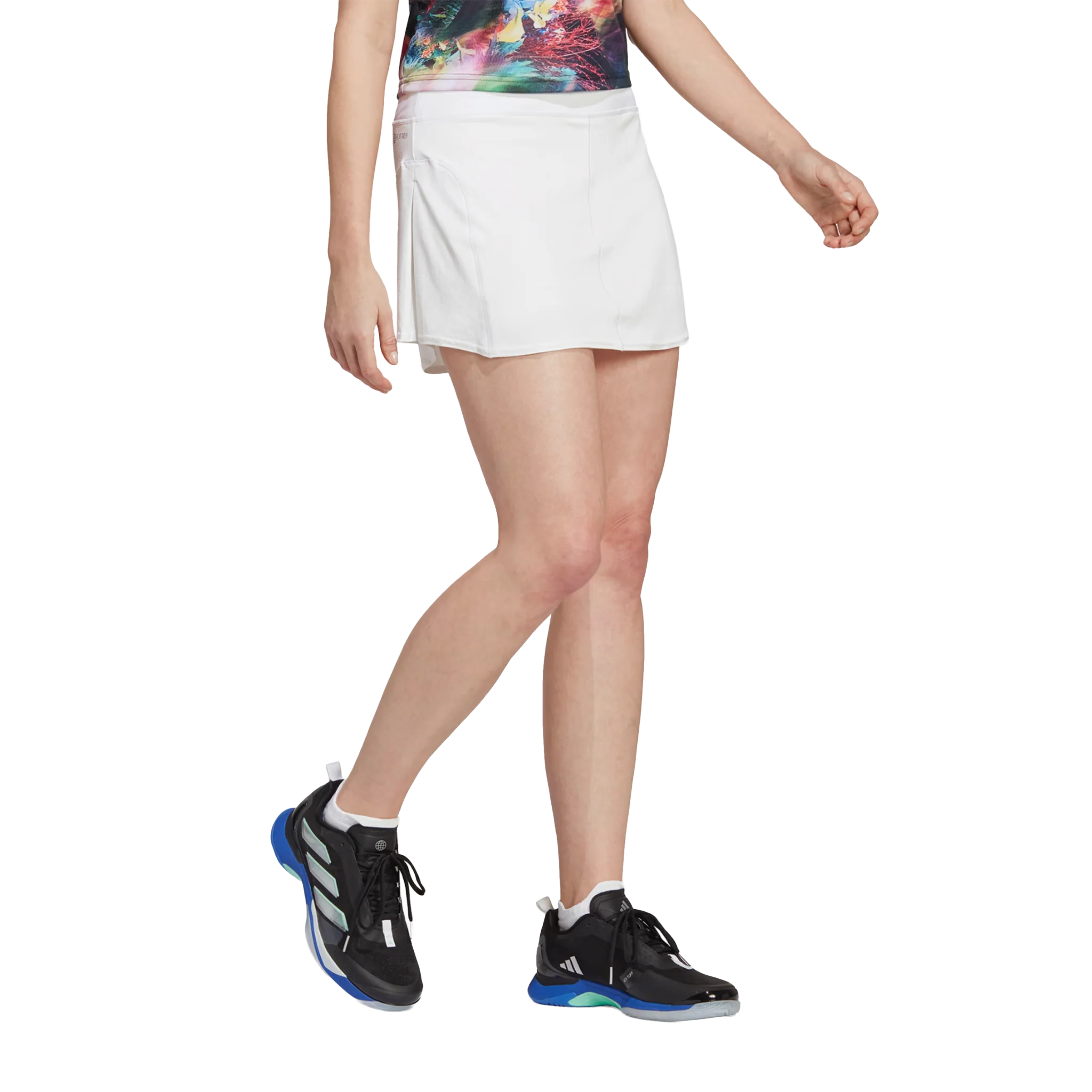 Adidas Women's Gameset Match Skirt White - Image 2