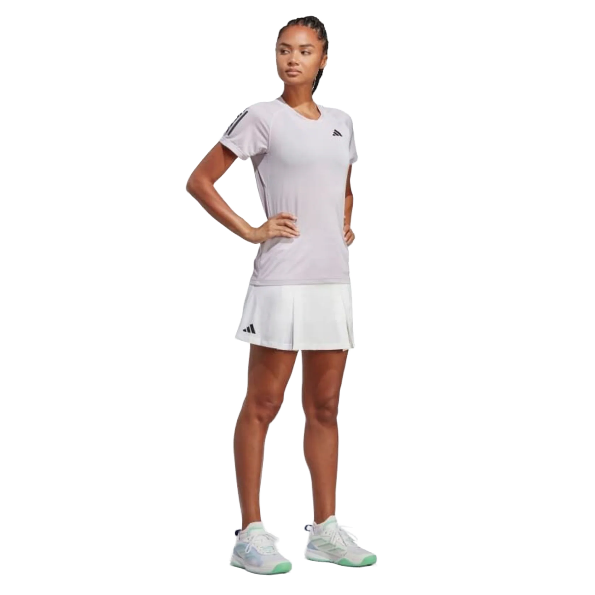 Adidas Club Tennis Pleated Skirt Women's White - Image 3