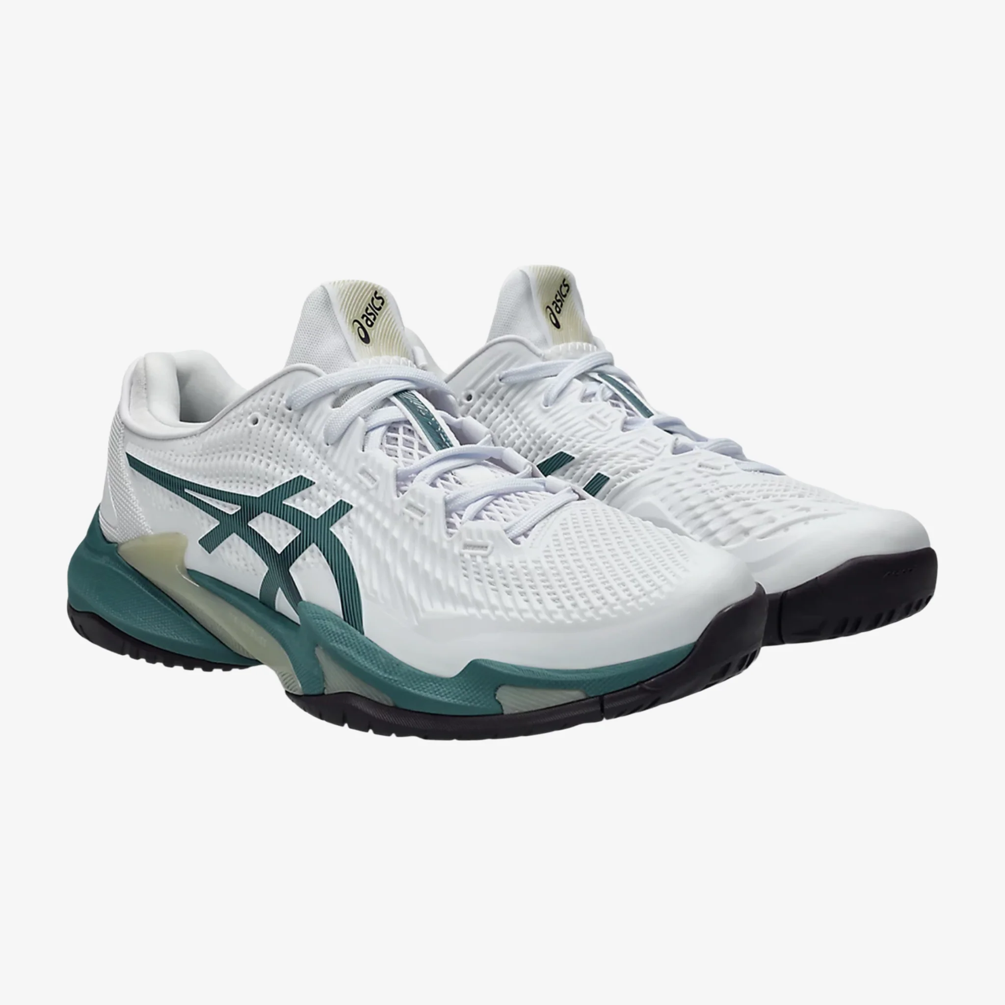 Asics Court FF3 Men's White/Foggy Teal - Image 2