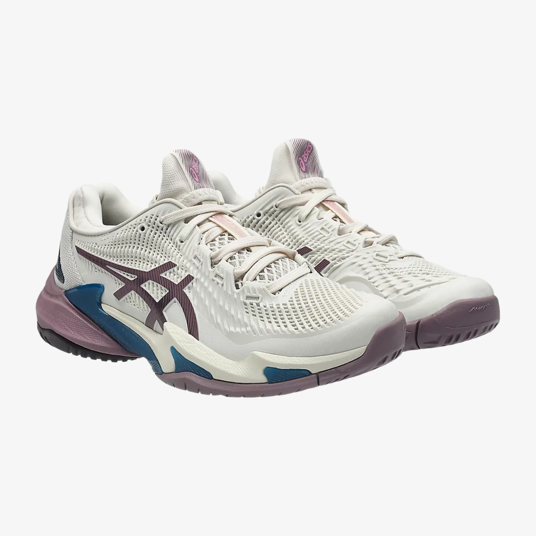 Asics Court FF3 Women's Soft Oat/Dusty Mauve - Image 2