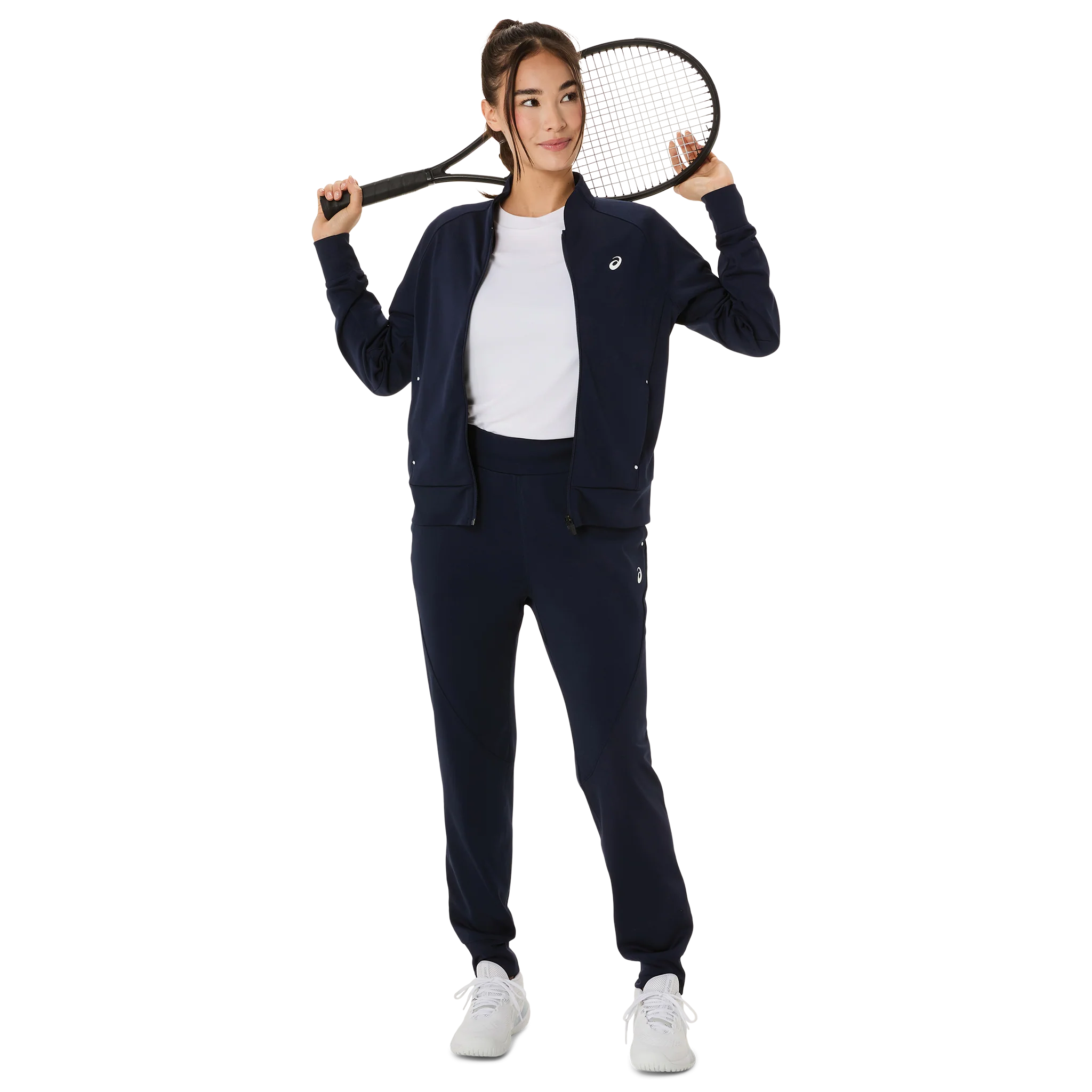 Asics Court Women's Warm Up Jacket Midnight - Image 7