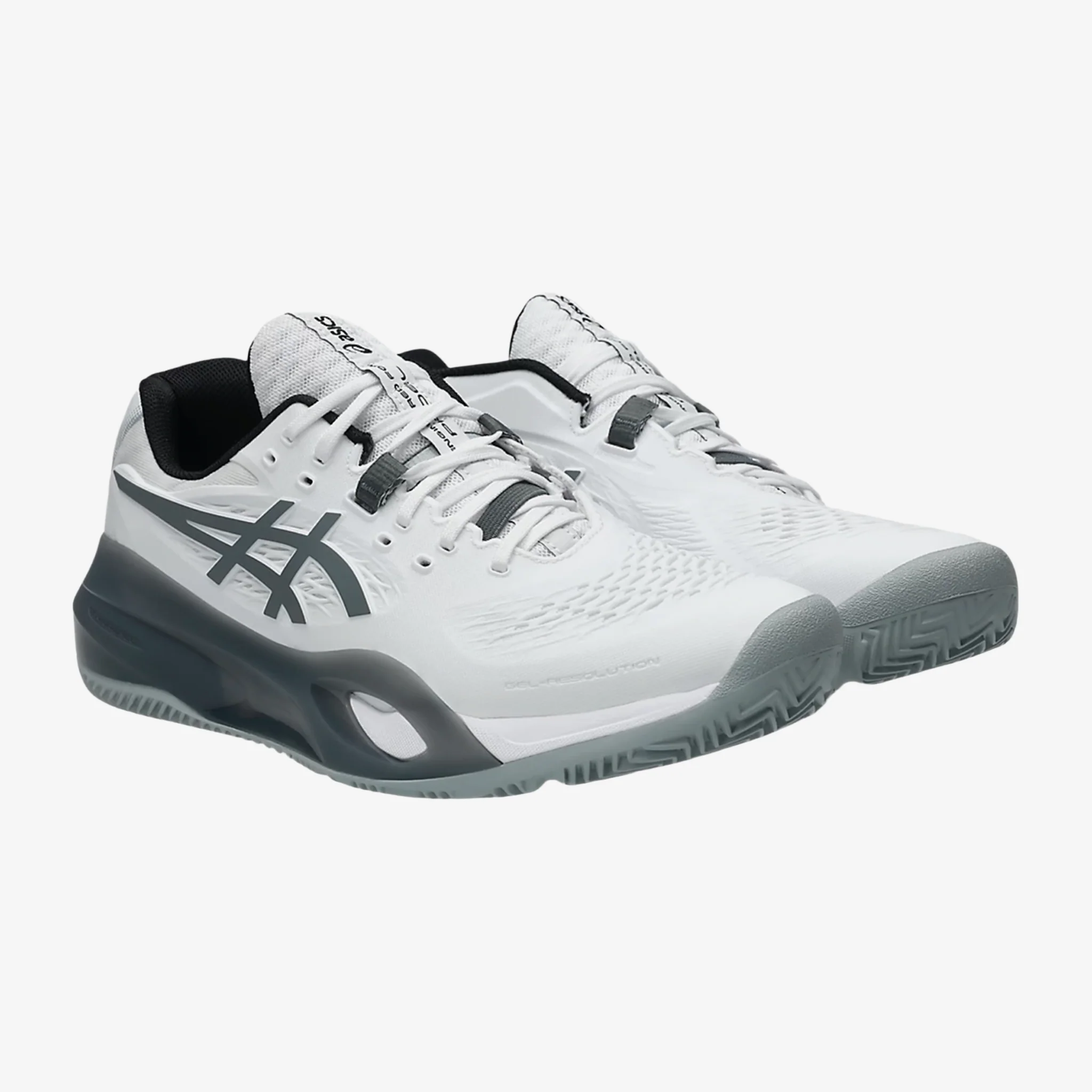 Asics Gel Resolution X Padel Men's White/Steel Grey - Image 2