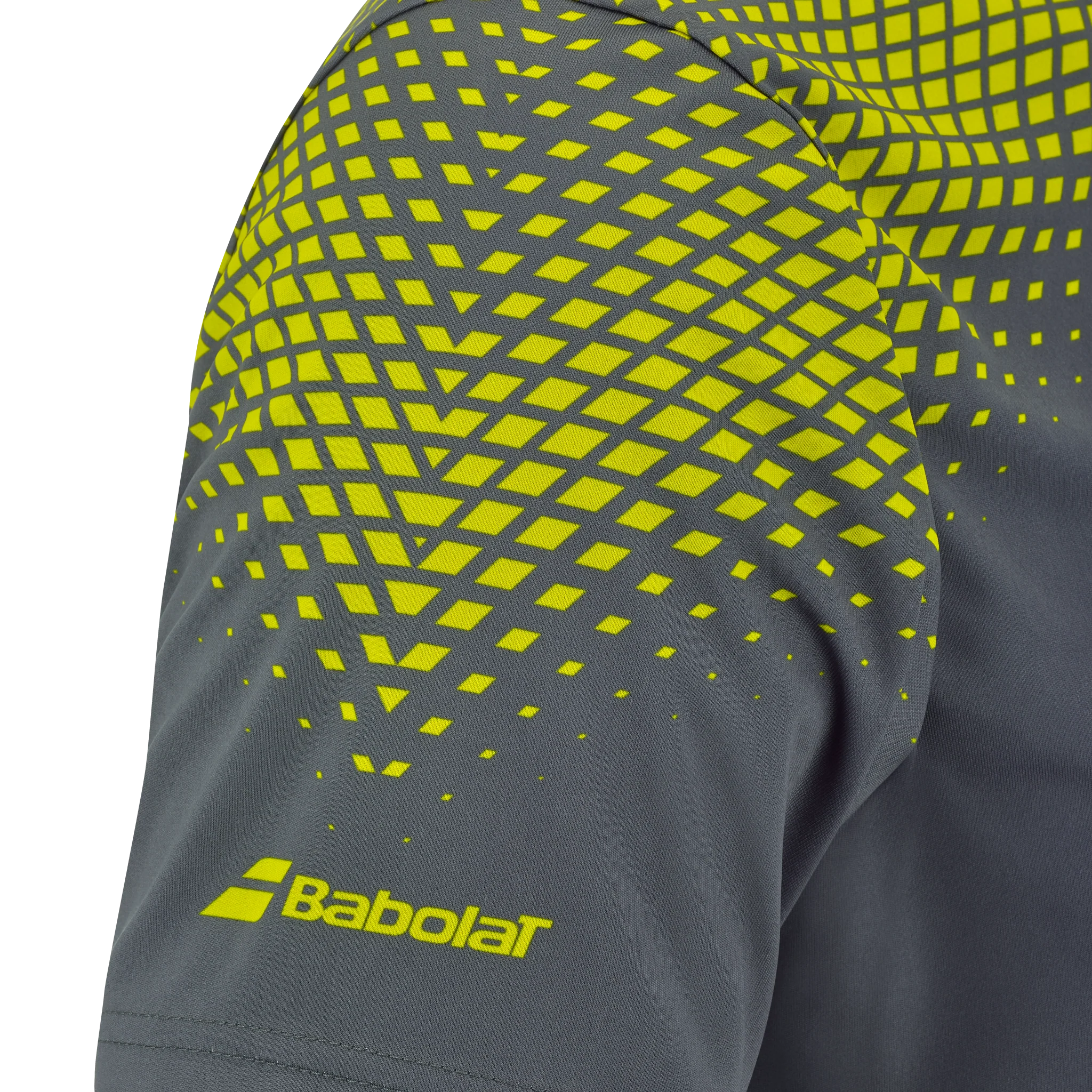 Babolat Aero Crew Neck Tee Men's Grey/Aero - Image 4