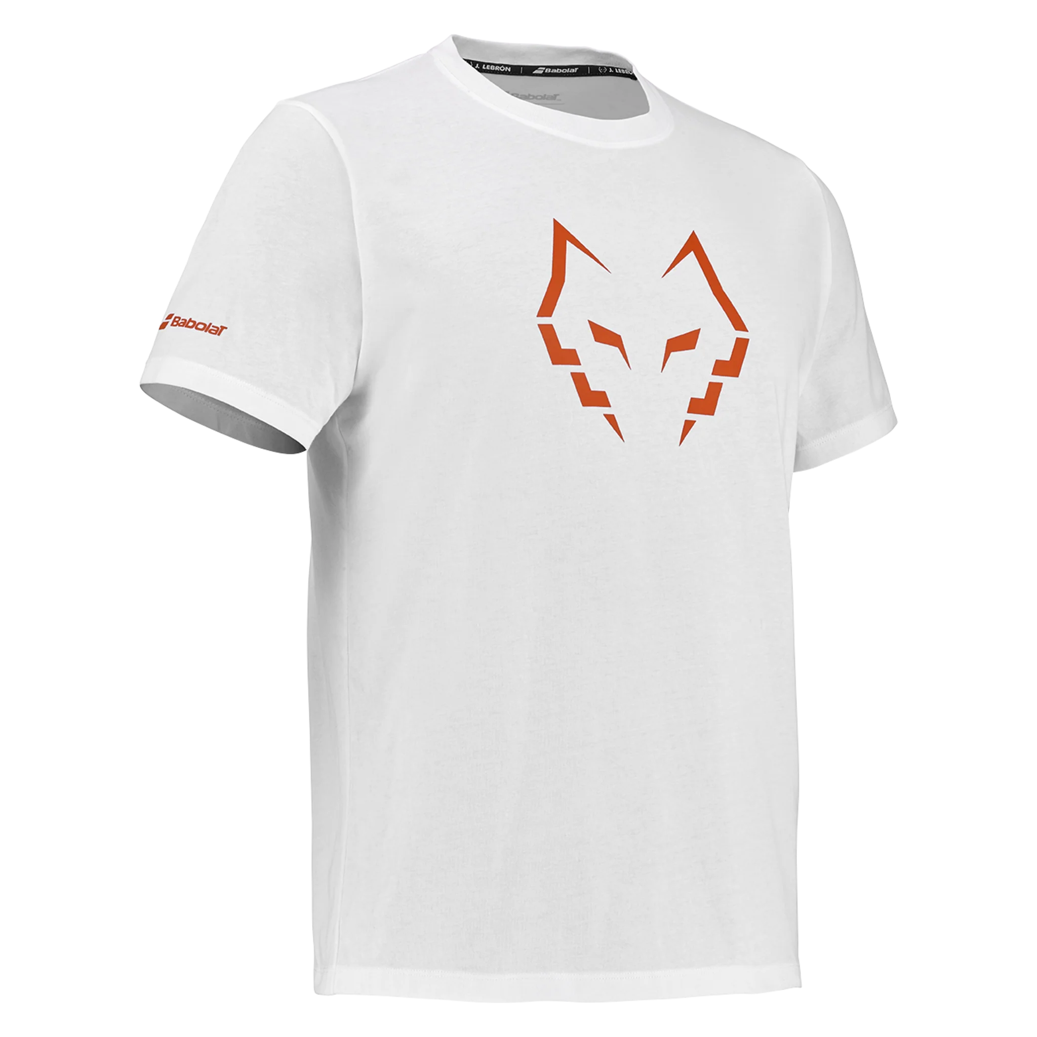 Babolat Cotton Tee Lebron Men's White - Image 2