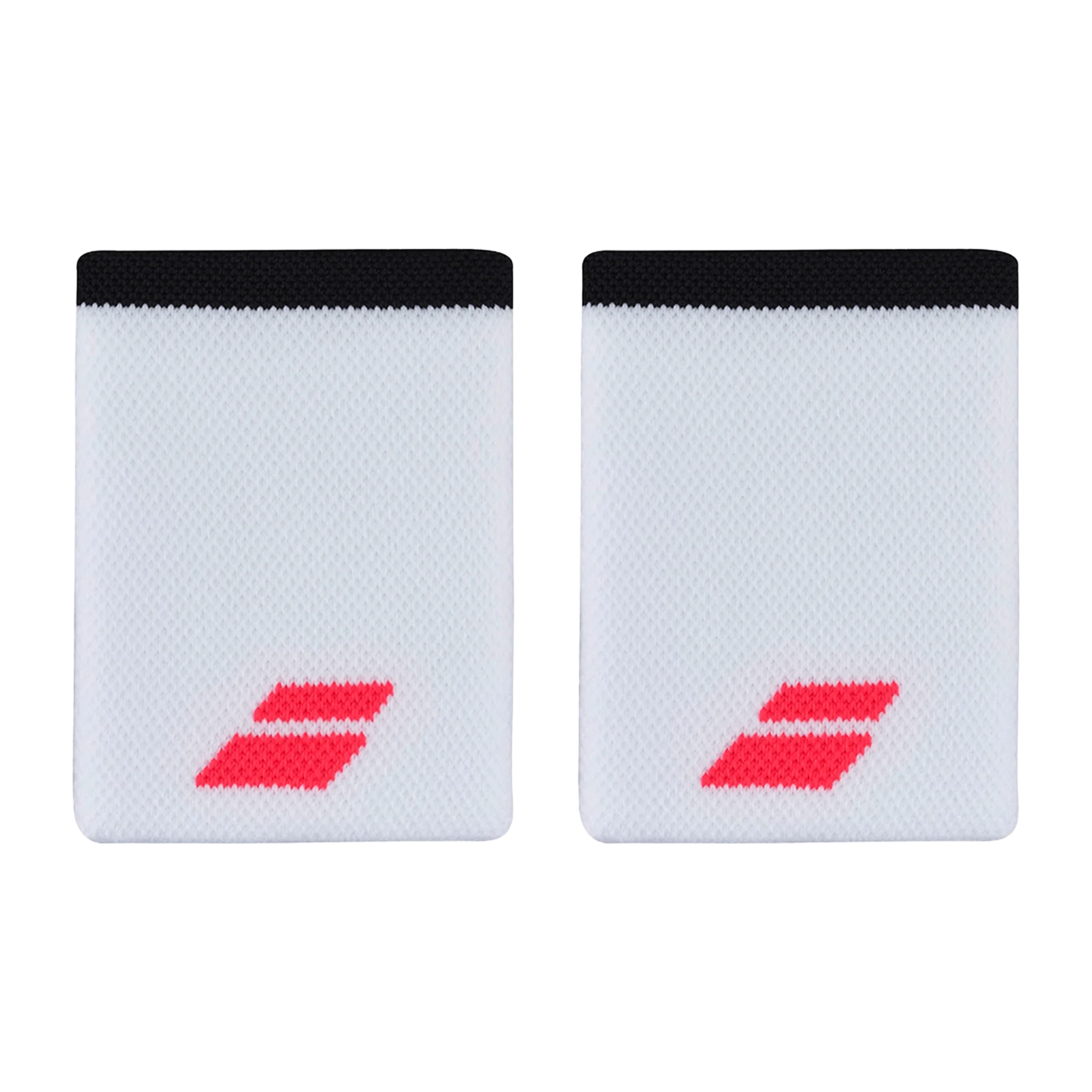 Babolat Logo Jumbo Wristband White/Strike Red