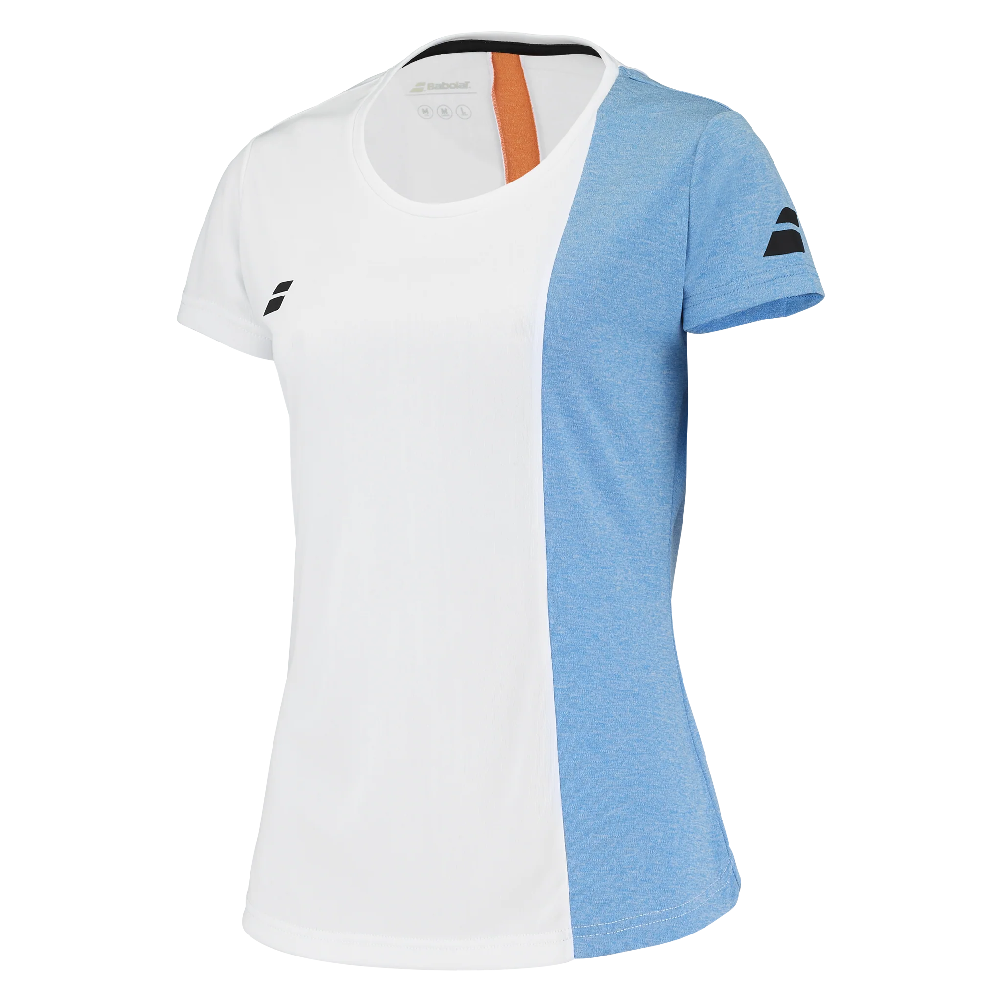 Babolat Play Cap Sleeve Top Girl's White/Blithe Blue - Image 2