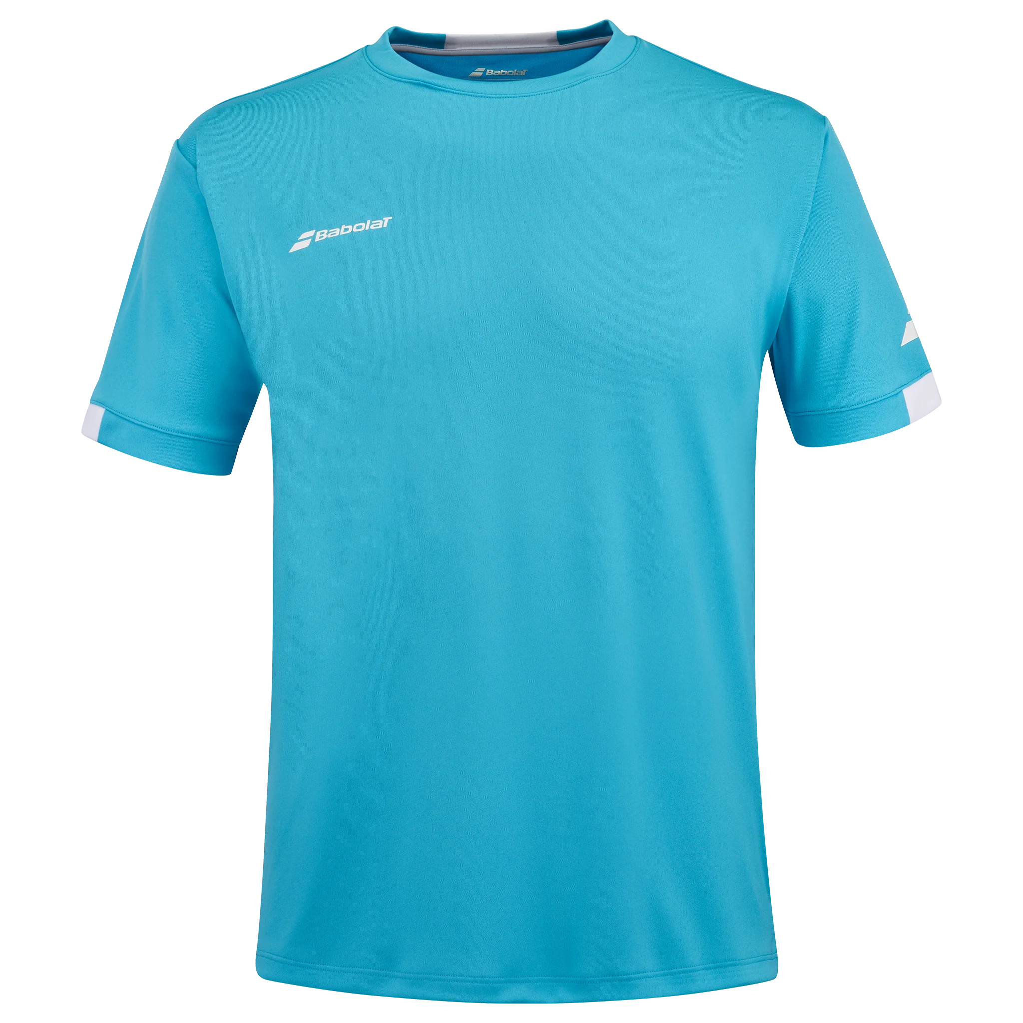 Babolat Play Crew Neck Tee Men's Cyan Blue
