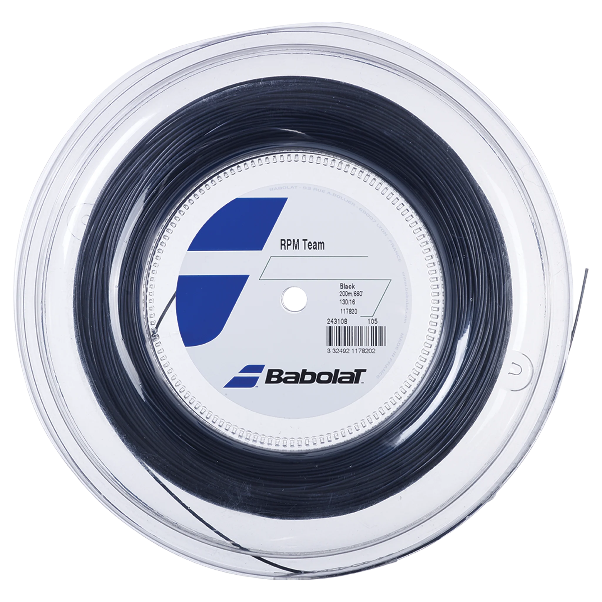 Babolat RPM Team Black 200m Reel