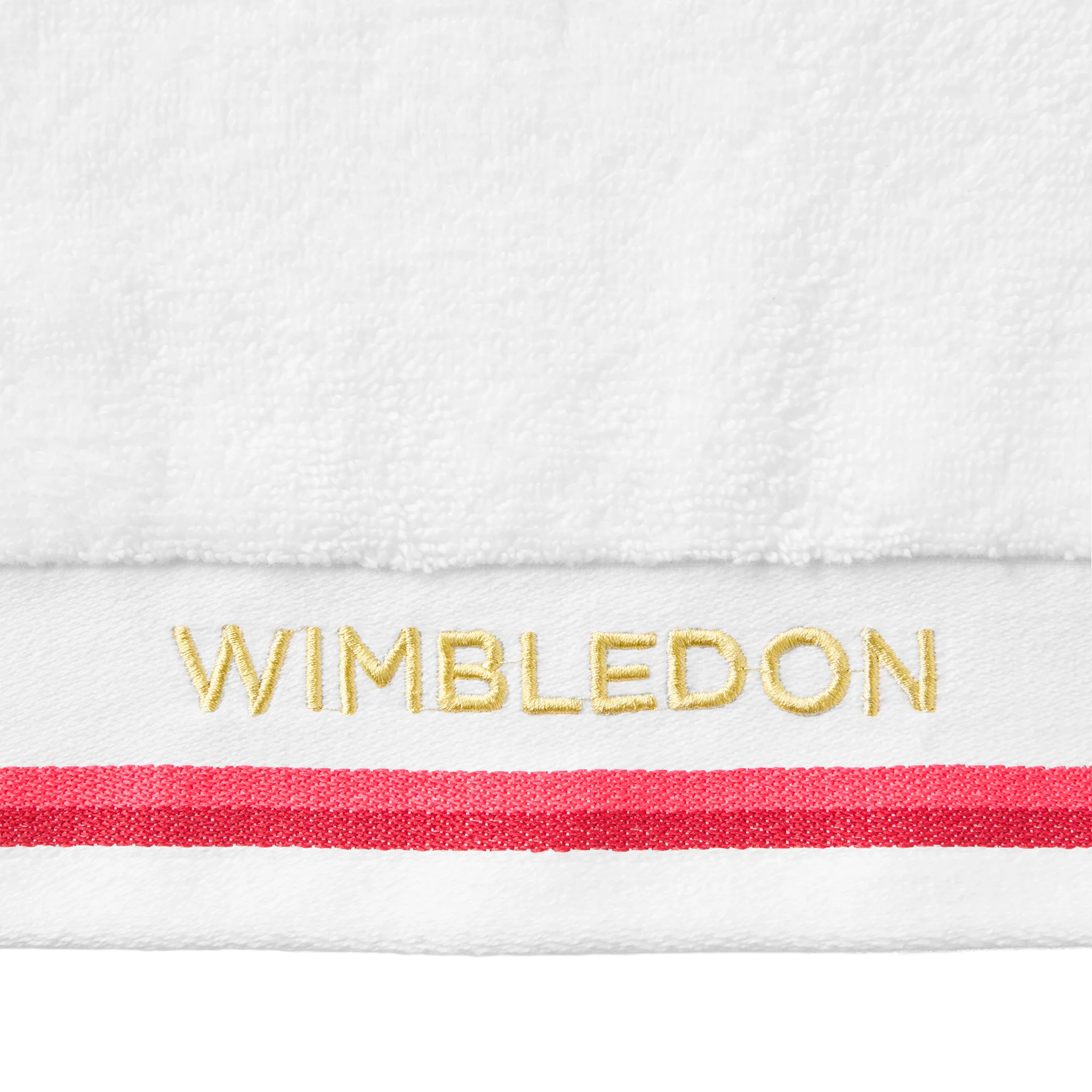 Christy Wimbledon Sport Towel 30x90 White/Strawberry - Image 3