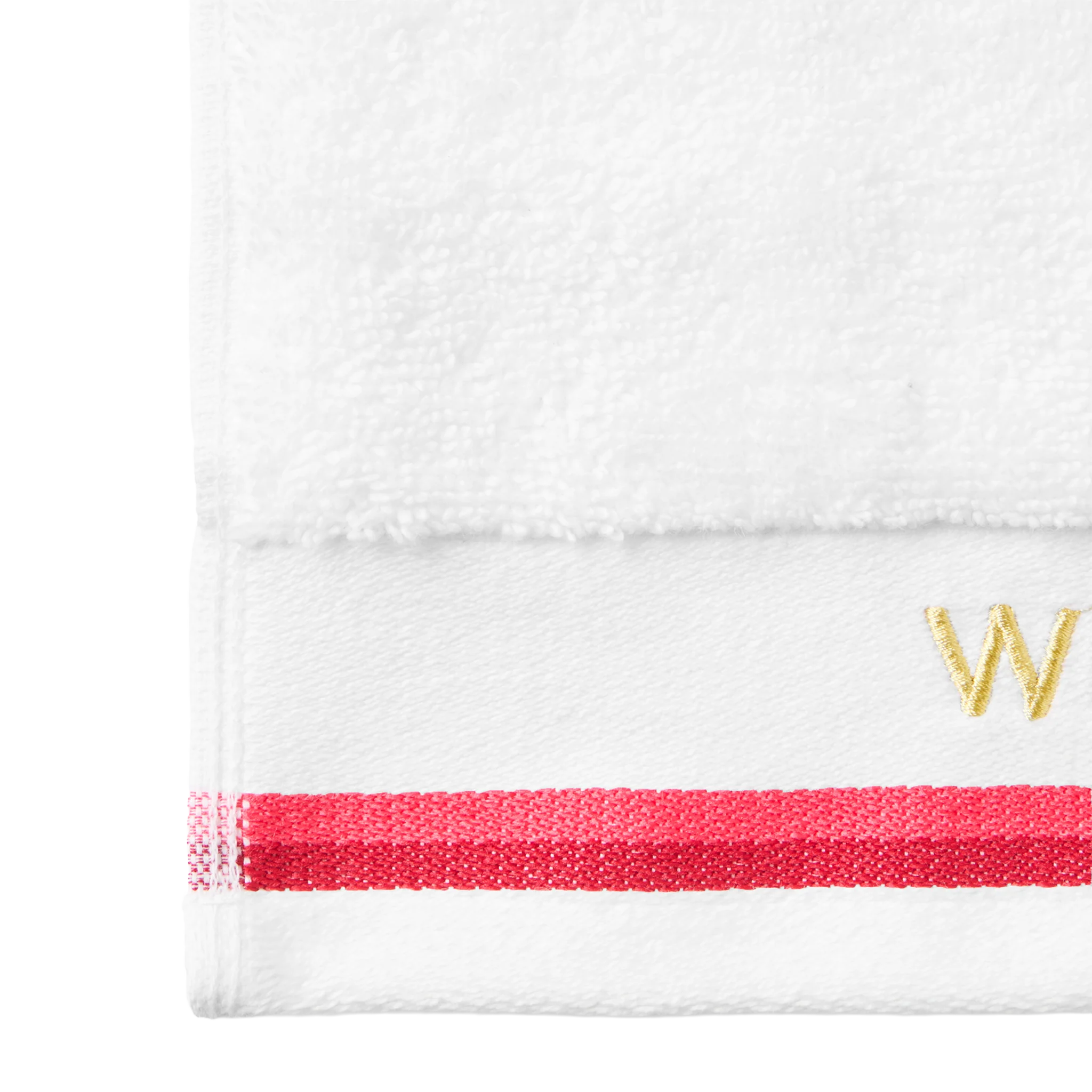 Christy Wimbledon Sport Towel 30x90 White/Strawberry - Image 4