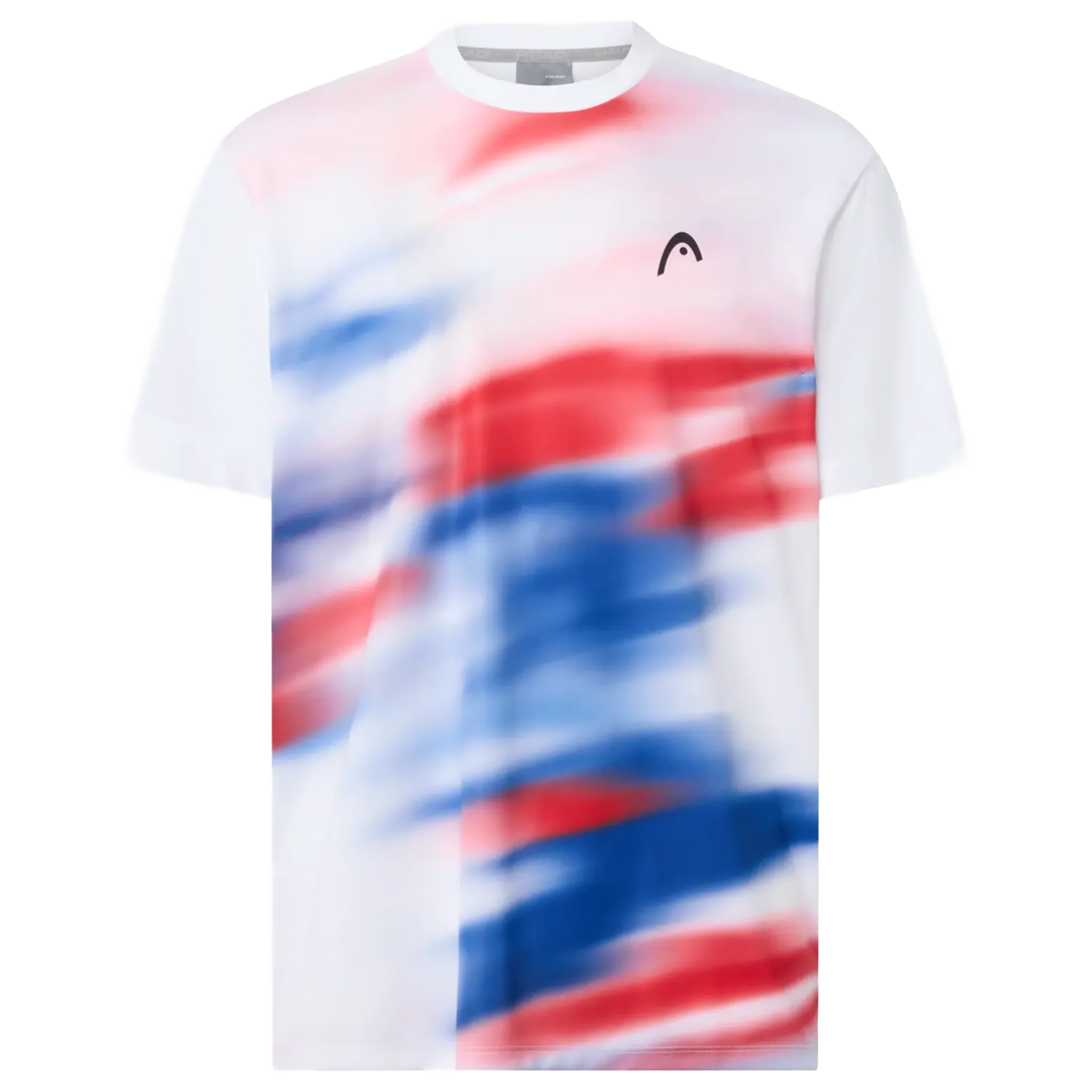 Head Blur T-Shirt Men's Royal Blue/Red Print