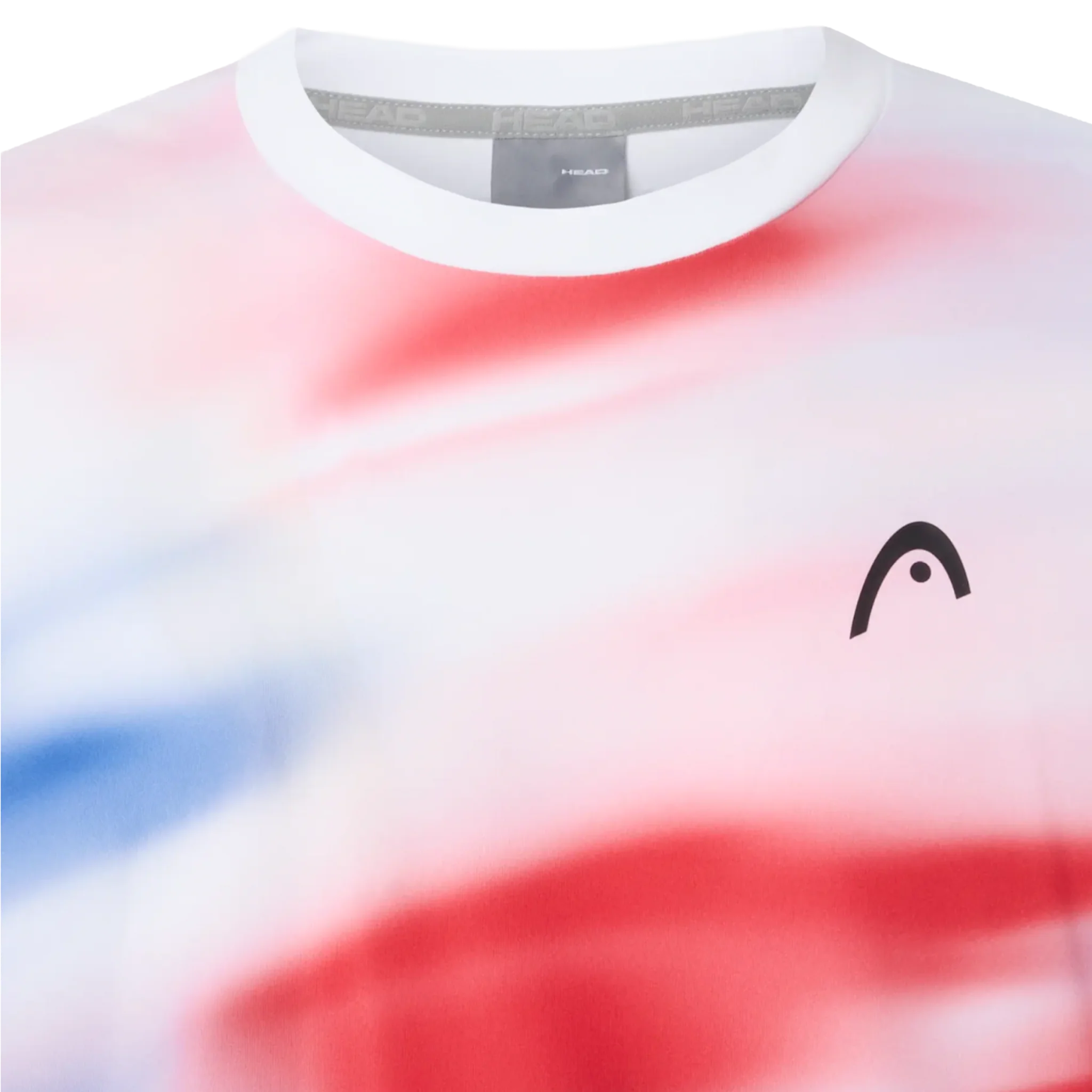 Head Blur T-Shirt Men's Royal Blue/Red Print - Image 3