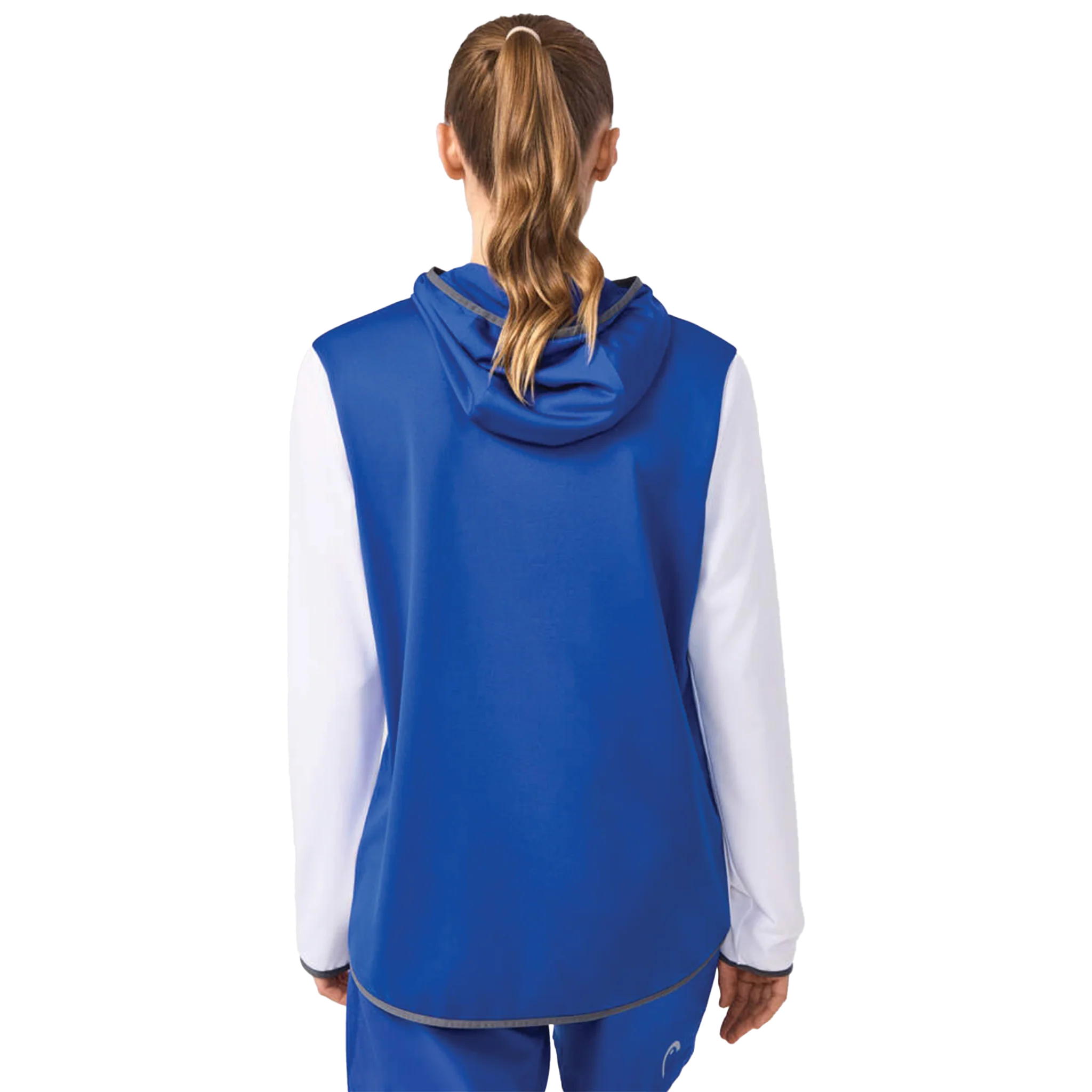 Head Club 25 Tech Hoodie Women's Royal Blue/ White - Image 5