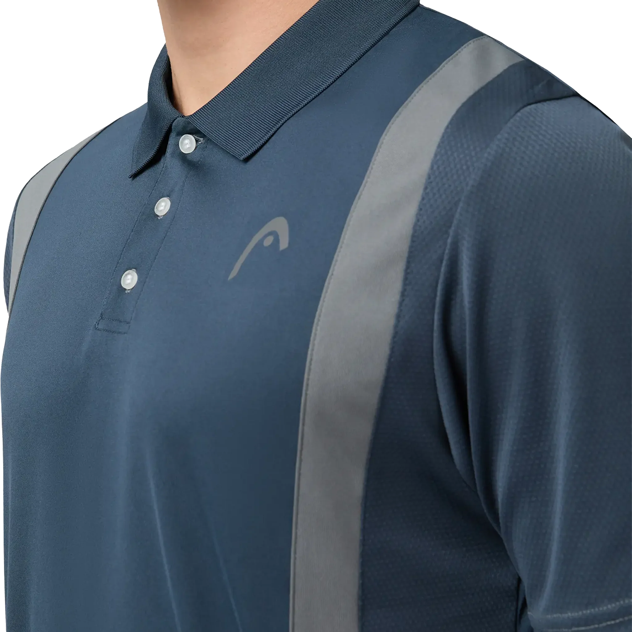 Head Club 25 Tech Polo Men's Navy - Image 4