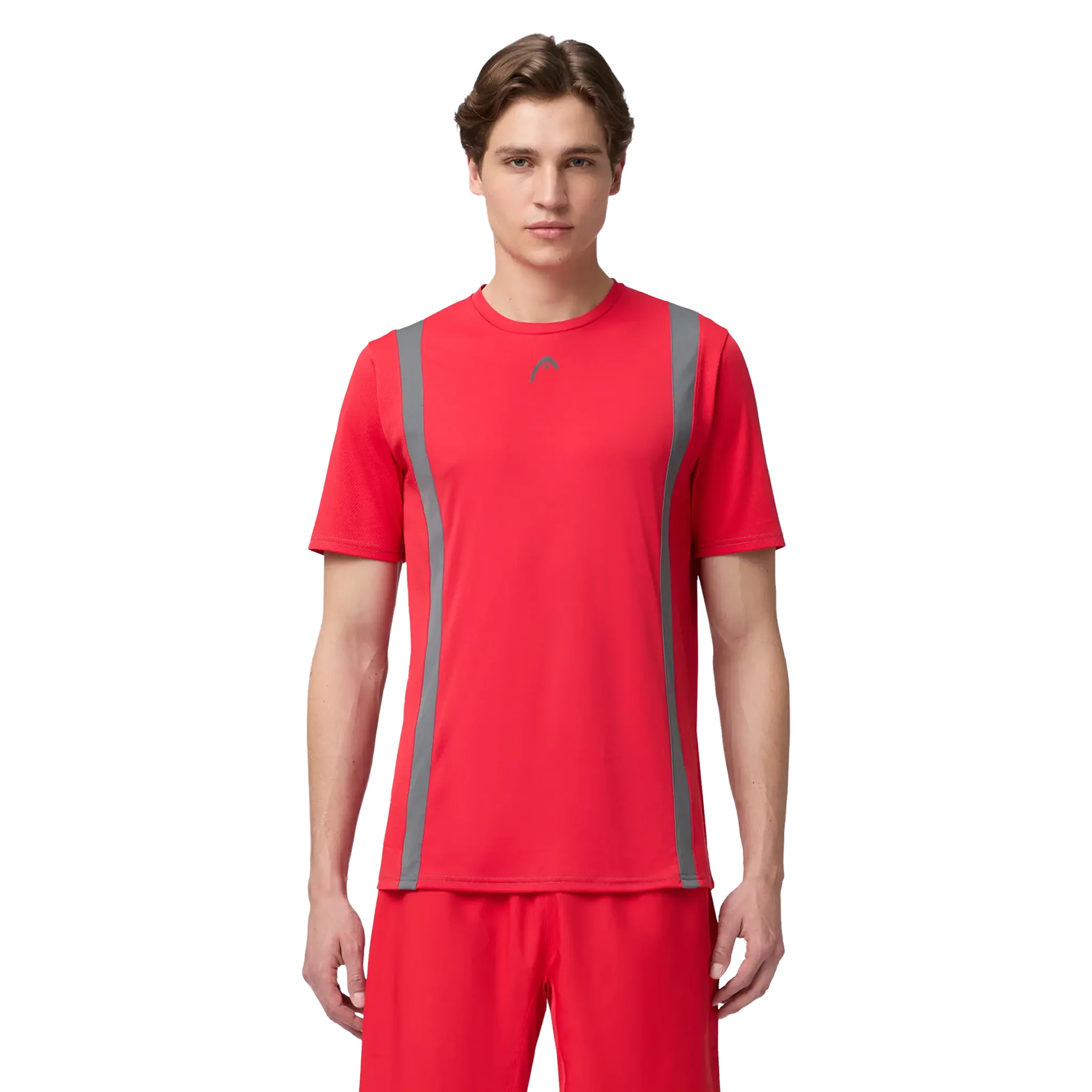 Head Club 25 Tech T-Shirt Men's Red - Image 3