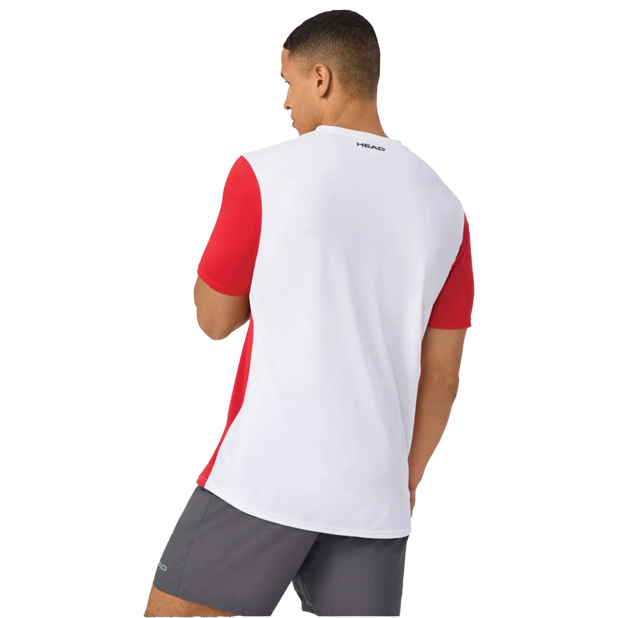 Head Club 25 Tech T-Shirt Red/ White Men's - Image 3