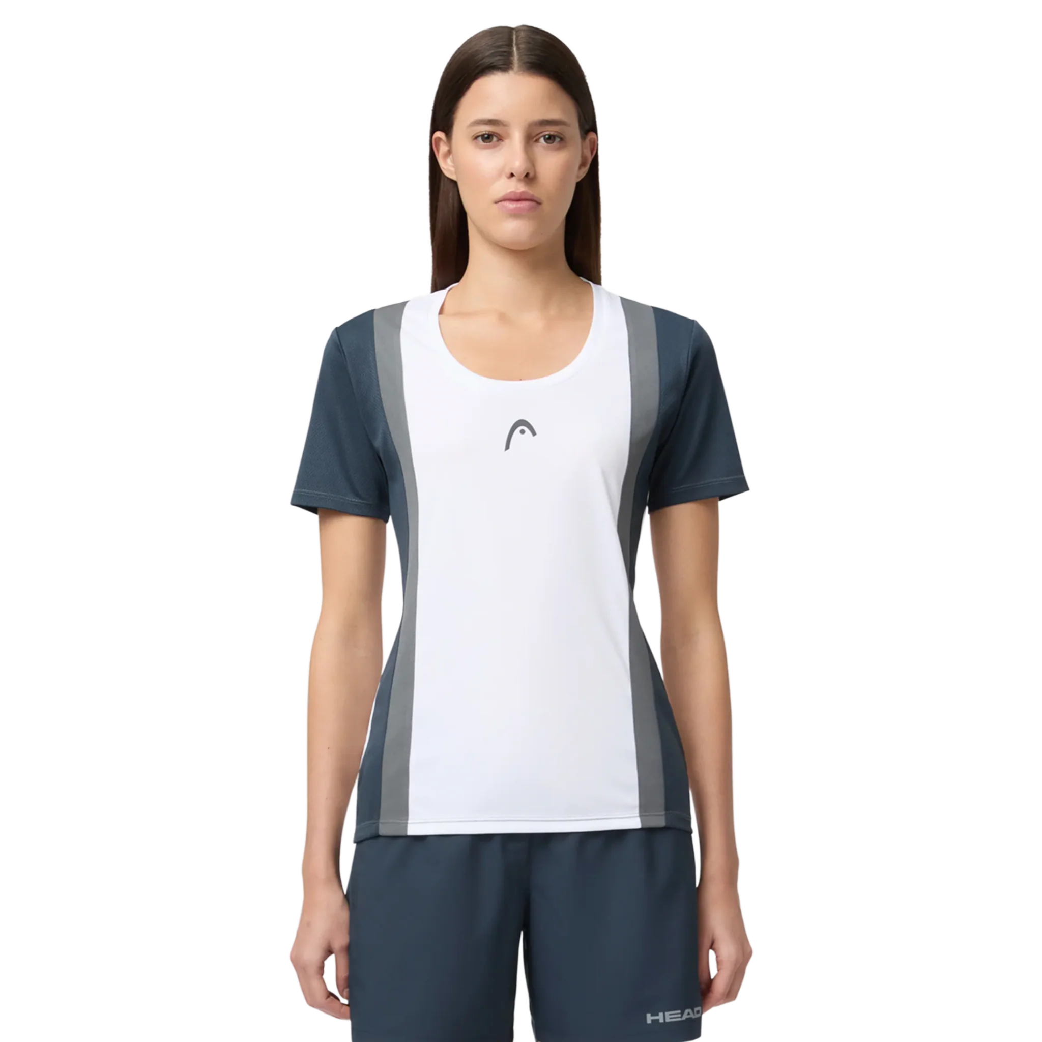 Head Club 25 Tech T-Shirt Women's Navy/White - Image 3