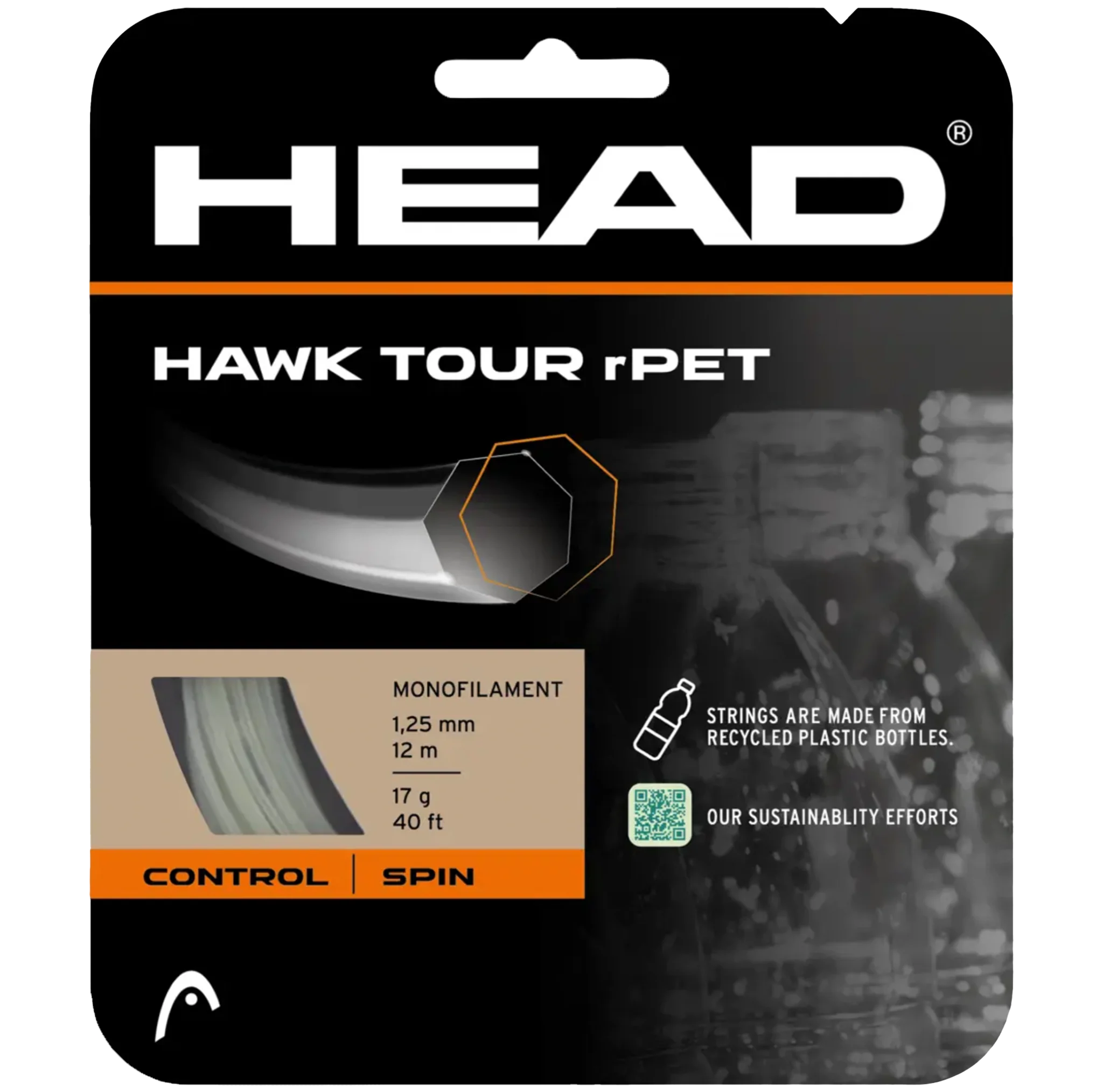 Head Hawk Tour rPET Natural 12m Set