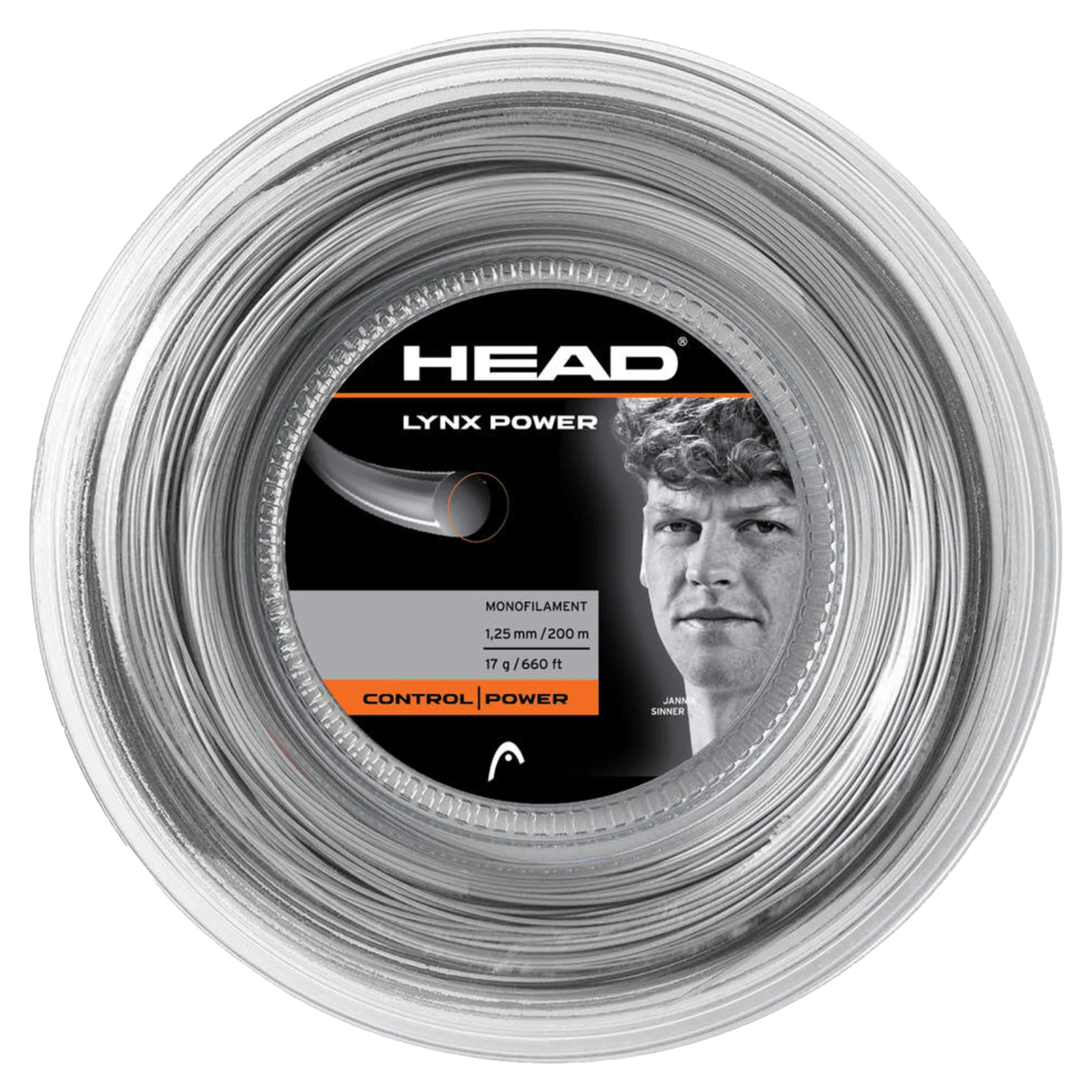 Head Lynx Power Silver 200m Reel