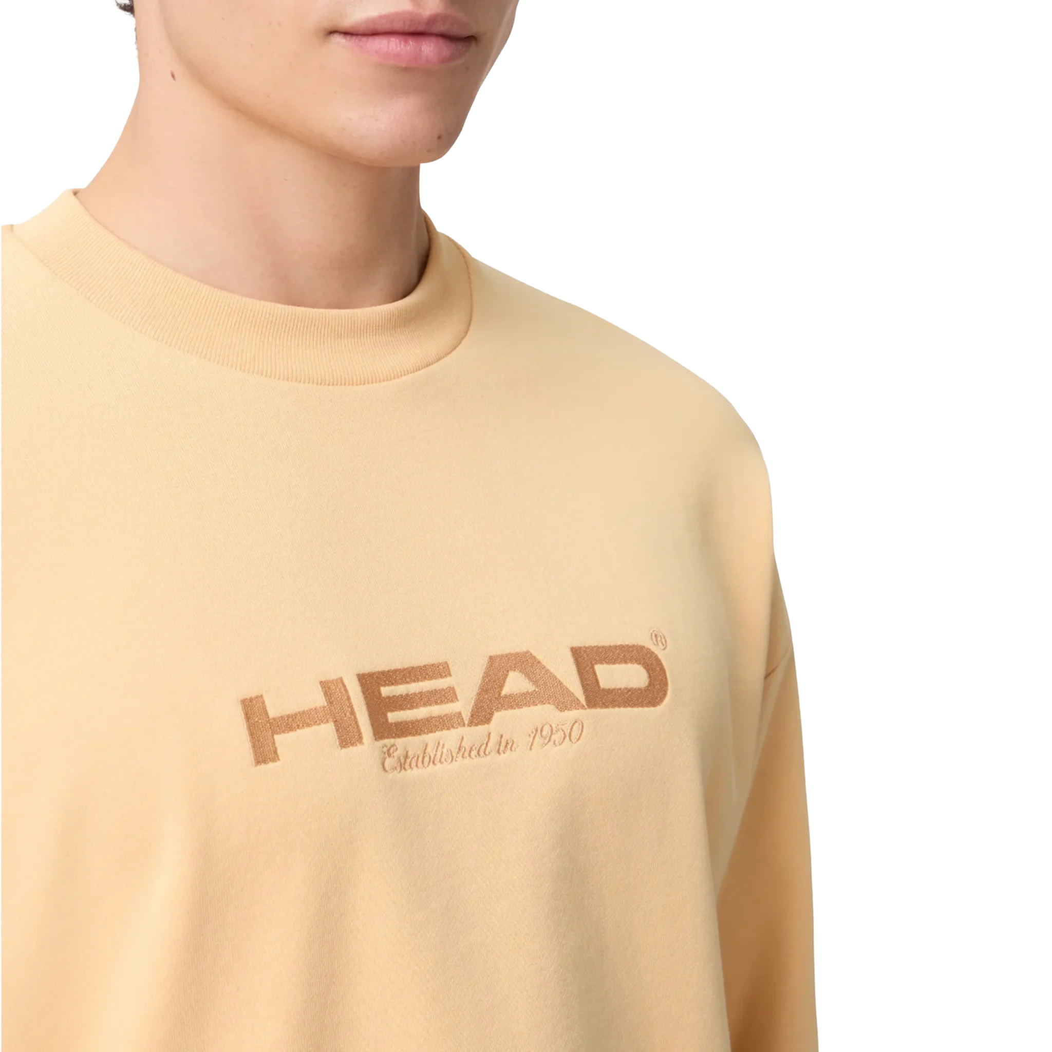 Head Motion Crewneck Men's/Women's Apricot - Image 4
