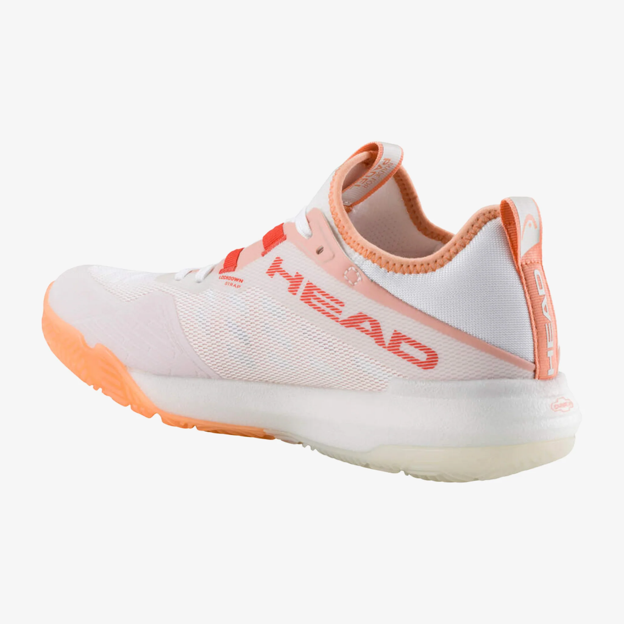 Head Motion Pro Women's Padel Shoes White/Coral - Image 4