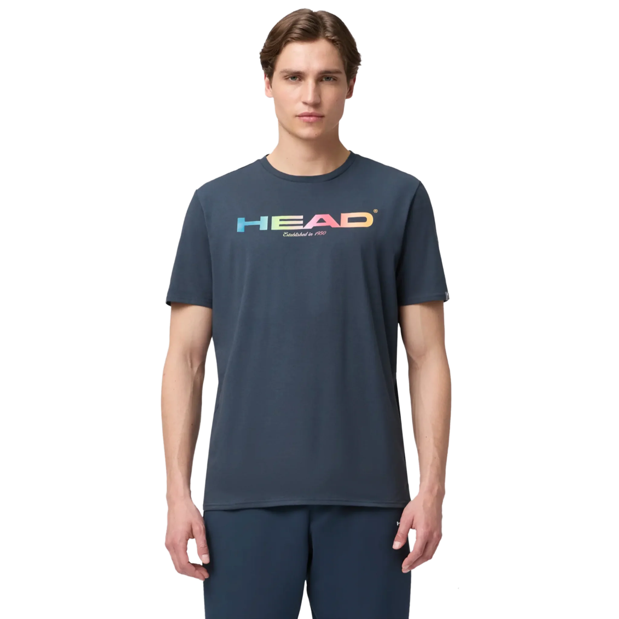 Head Rainbow T-Shirt Men's Navy - Image 5