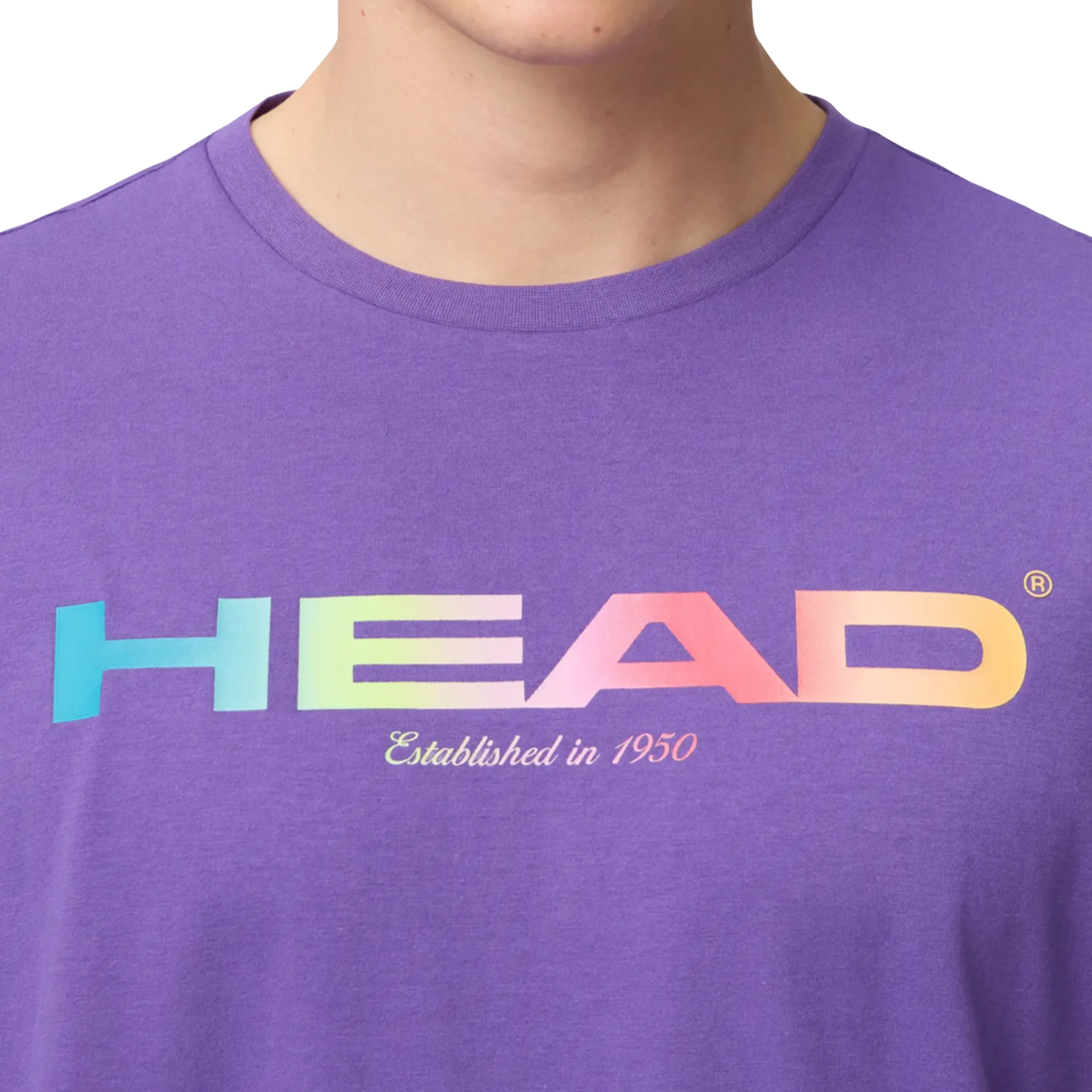 Head Rainbow T-Shirt Men's Purple - Image 3