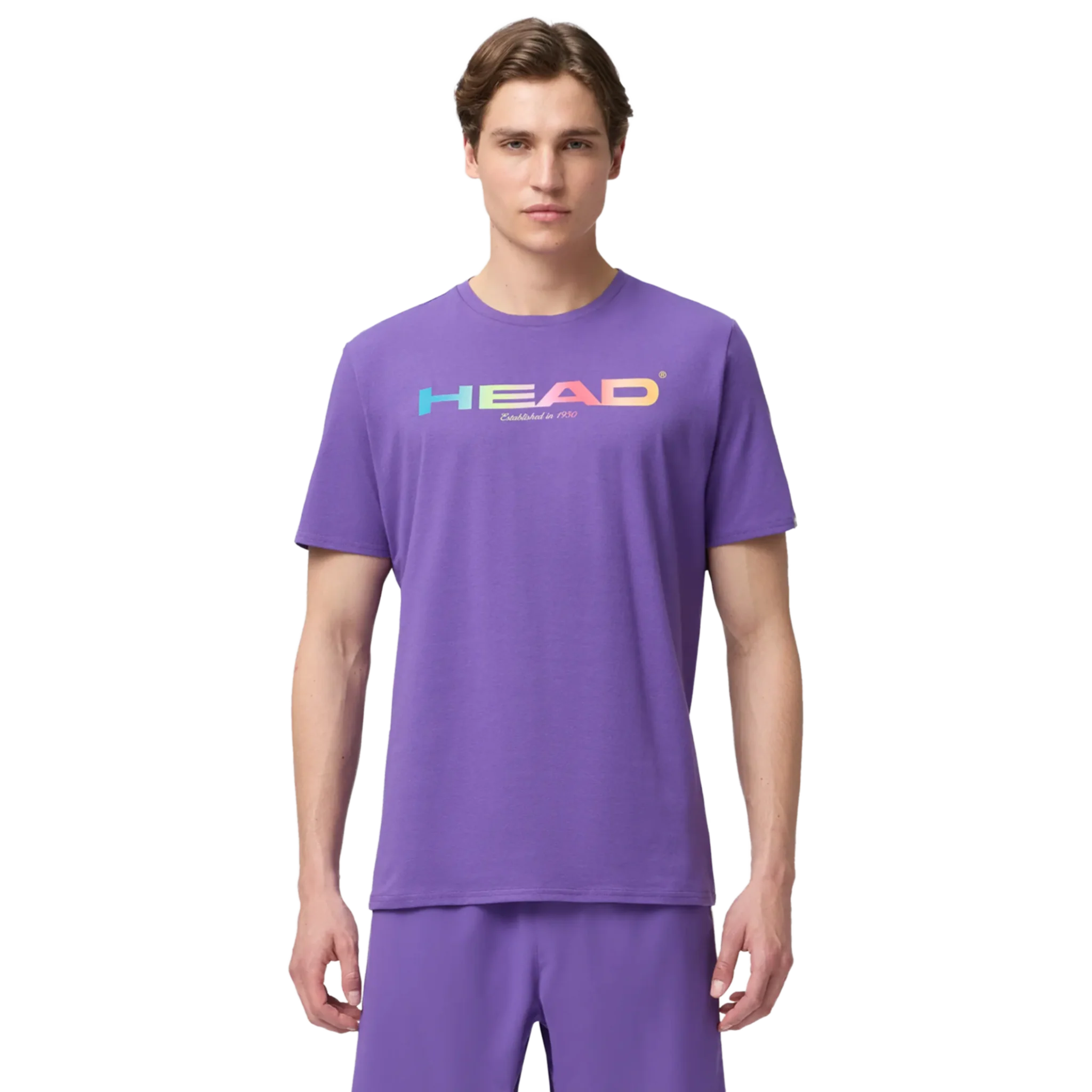Head Rainbow T-Shirt Men's Purple - Image 4