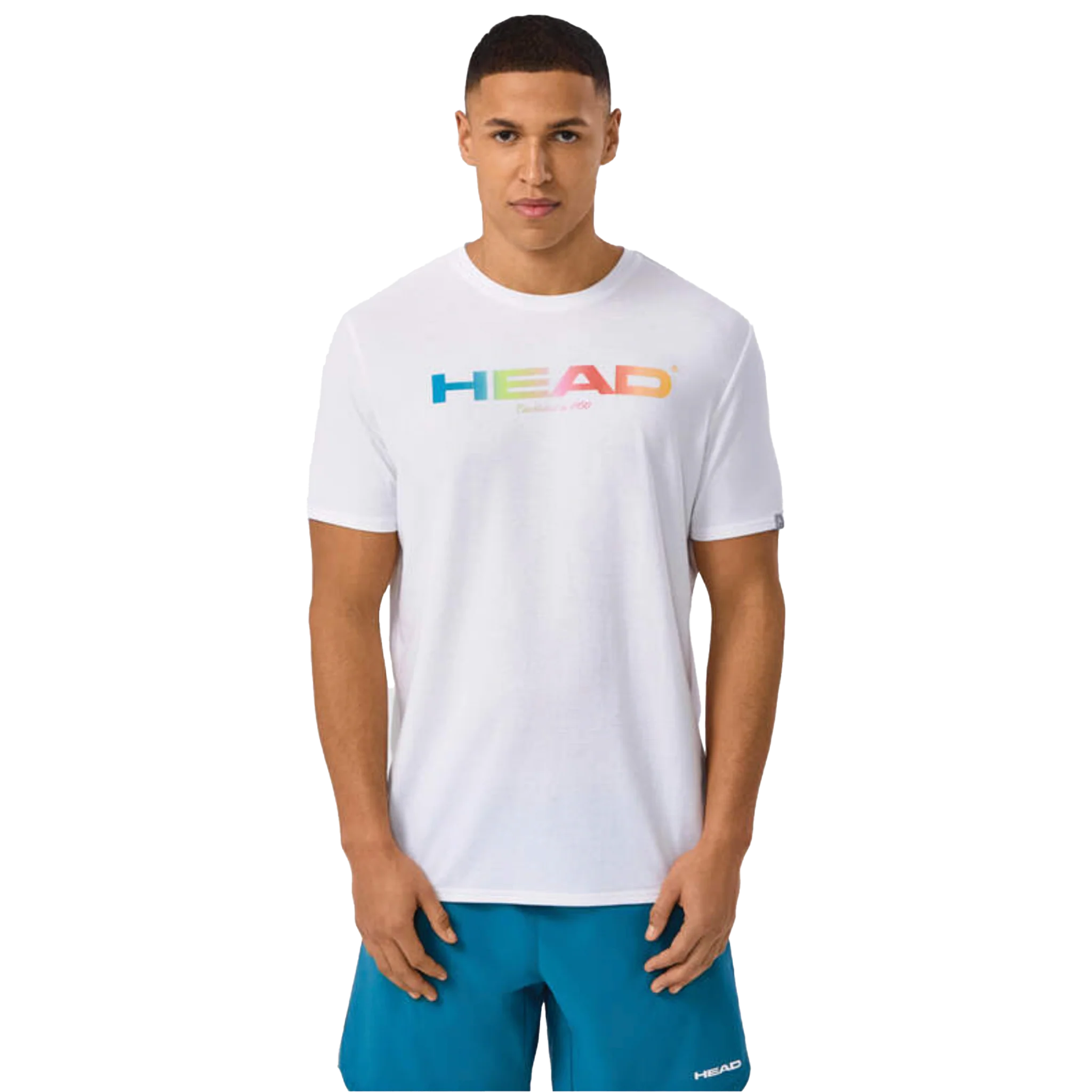 Head Rainbow T-Shirt White Men's - Image 2