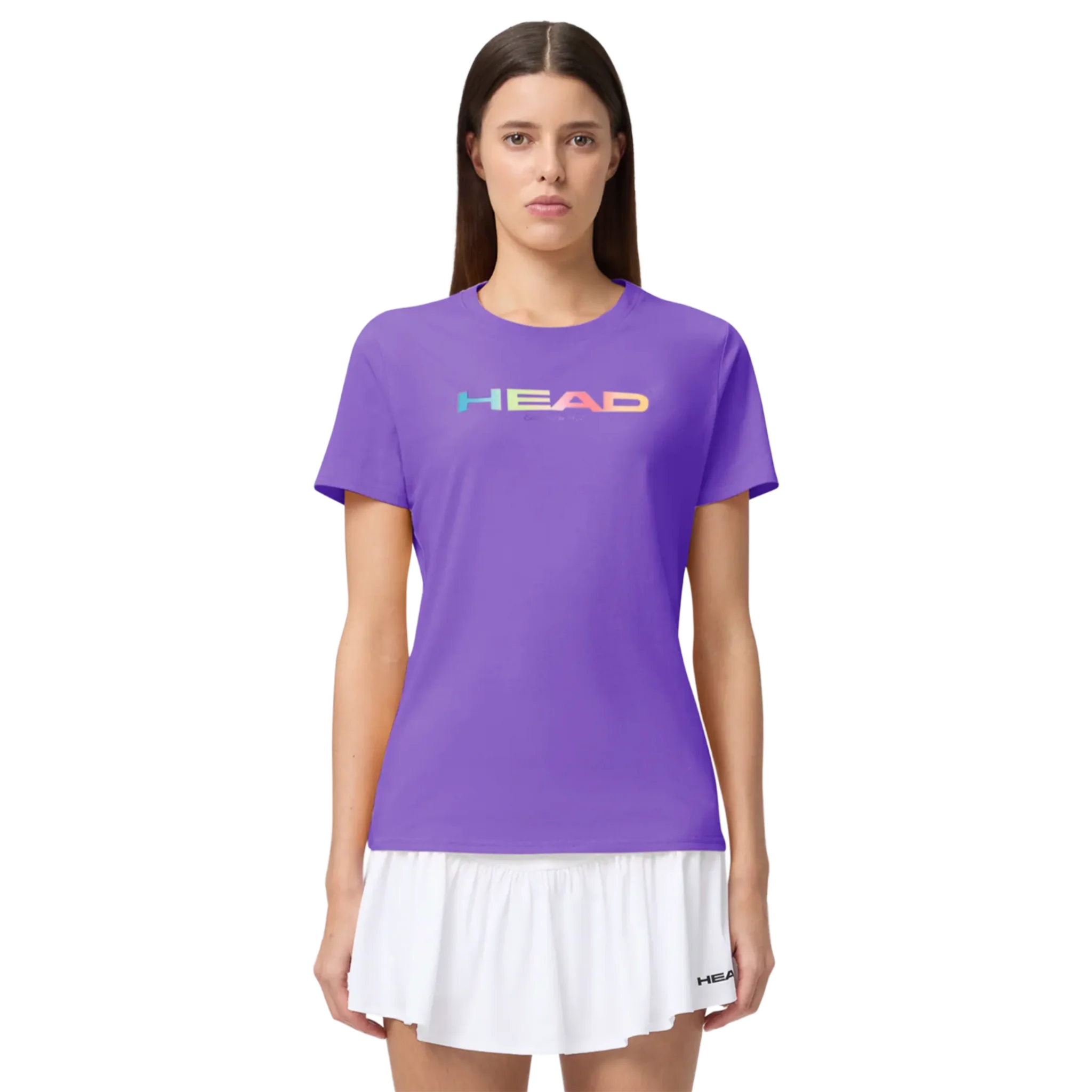 Head Rainbow T-Shirt Women's Purple - Image 3