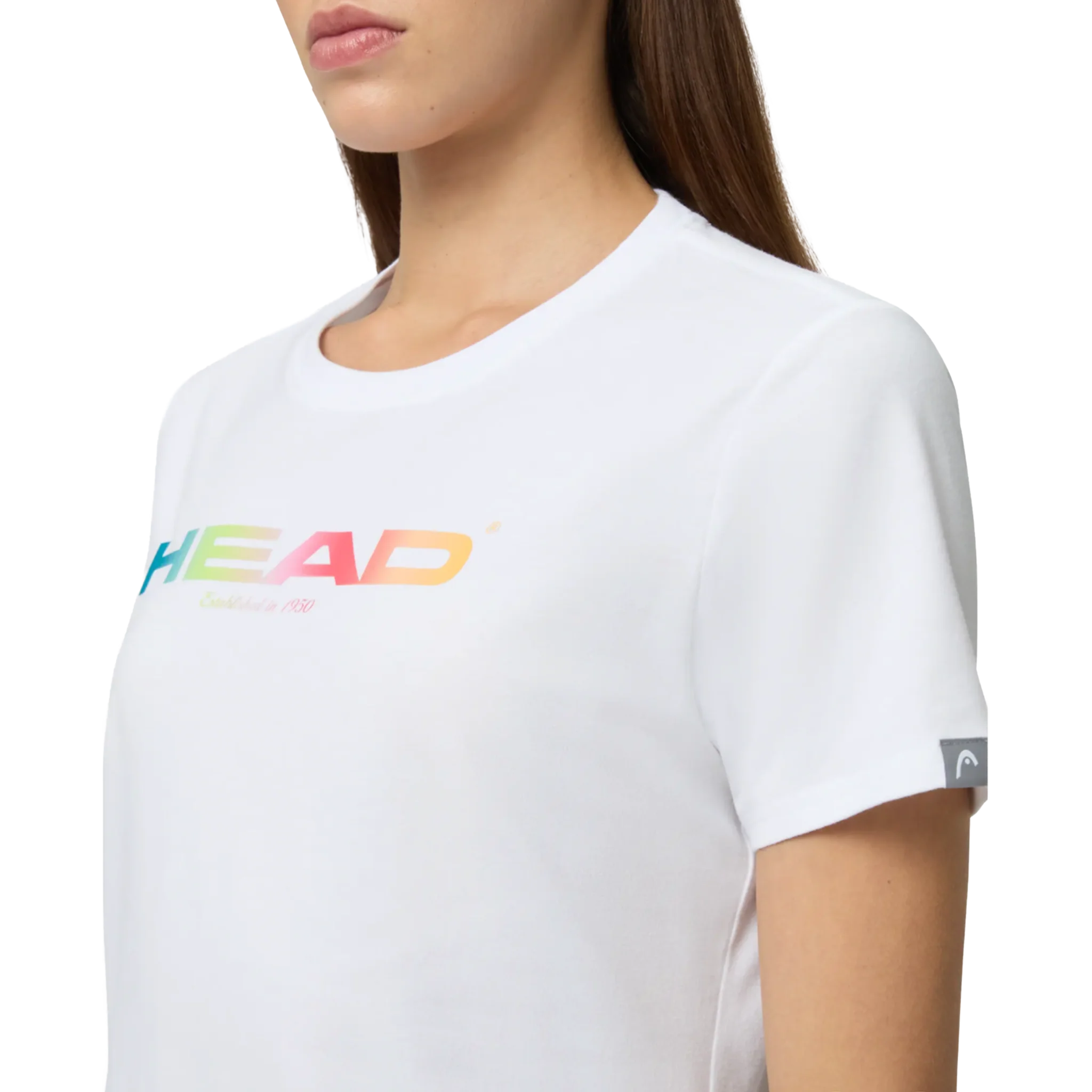 Head Rainbow T-Shirt Women's White - Image 4
